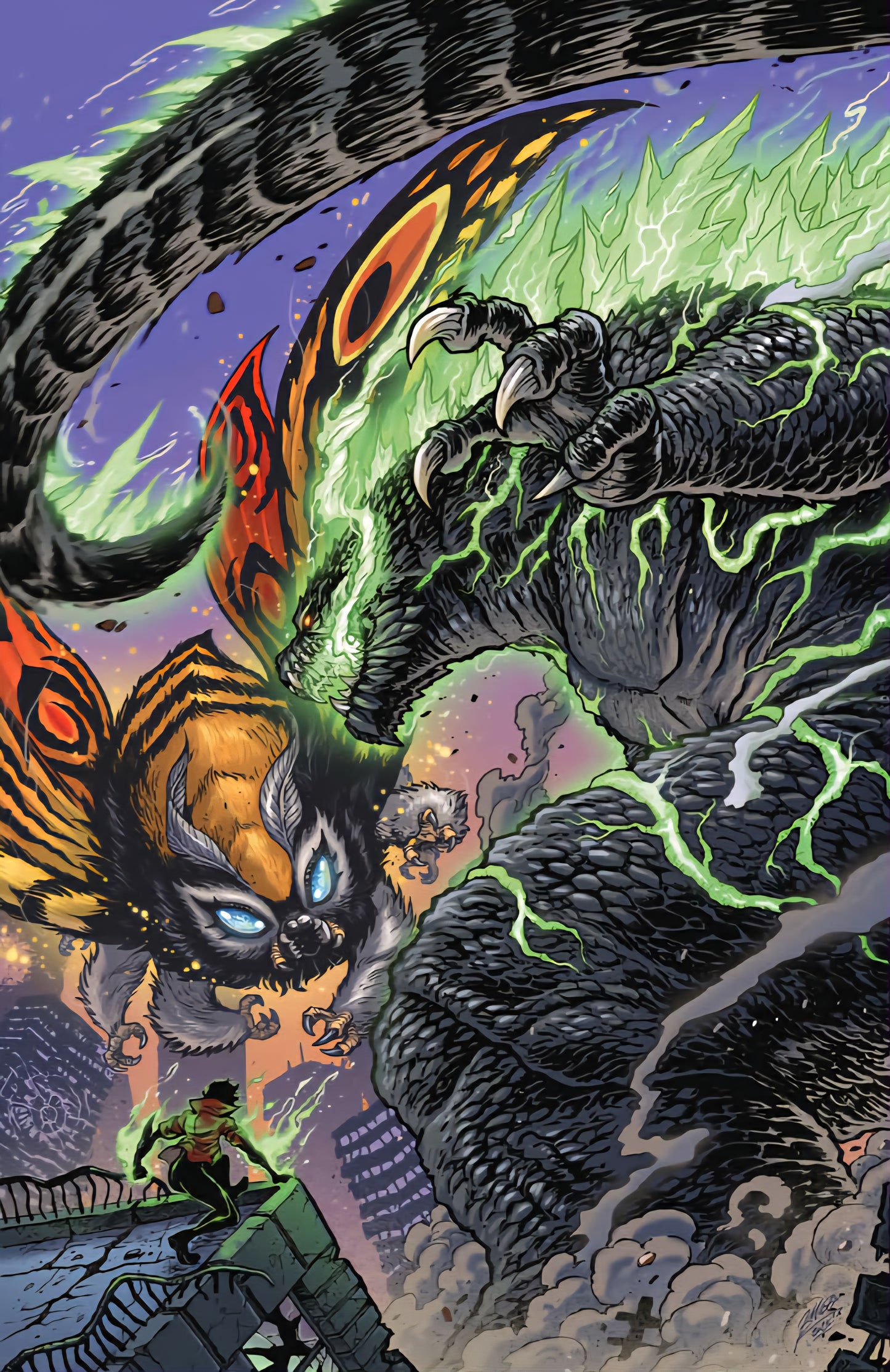 Godzilla #1 Kai Sei Exclusive Matt Frank Exclusive