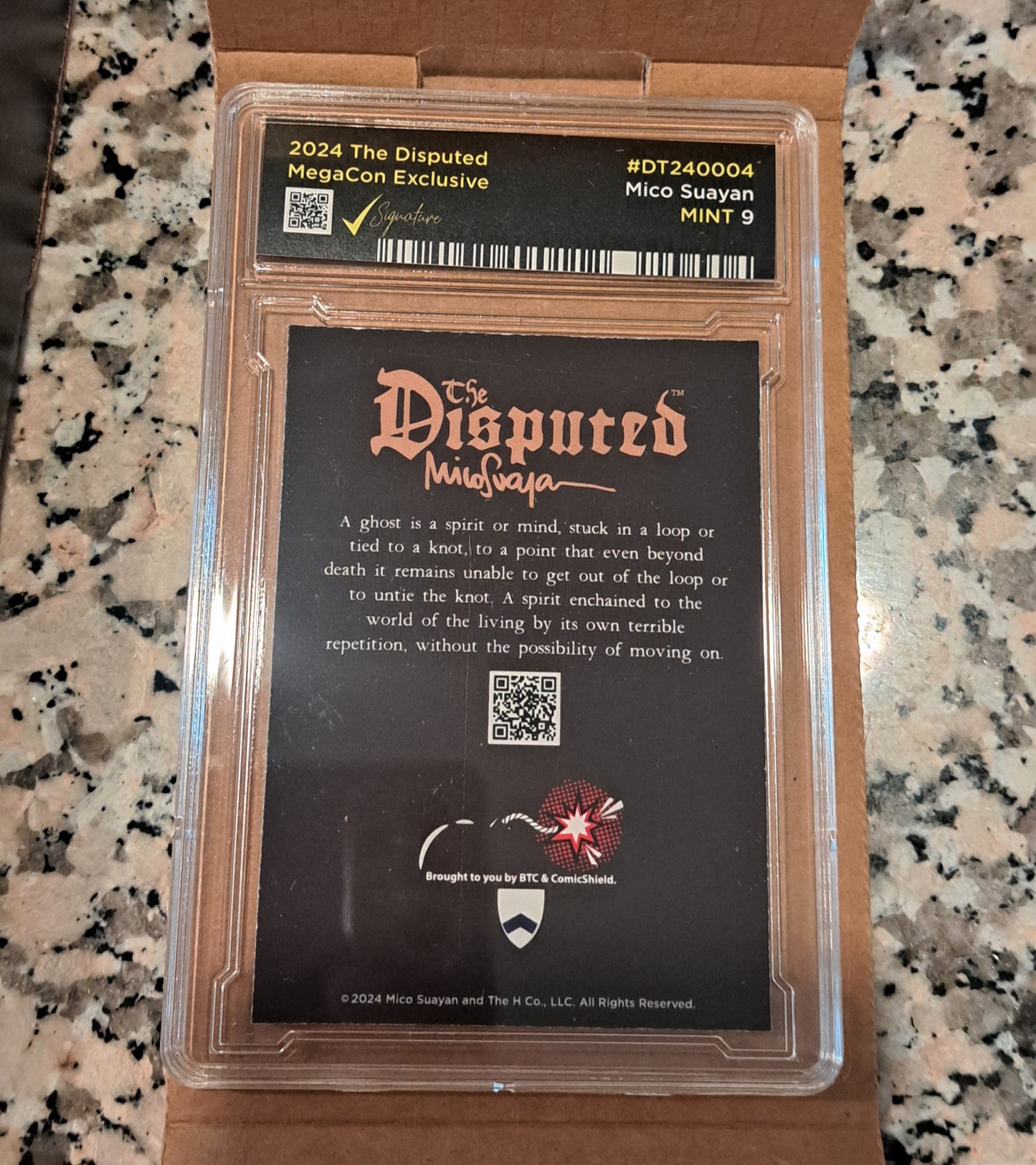 Disputed 1 Mico Suayan Spot Gold Foil Exclusive Box Set