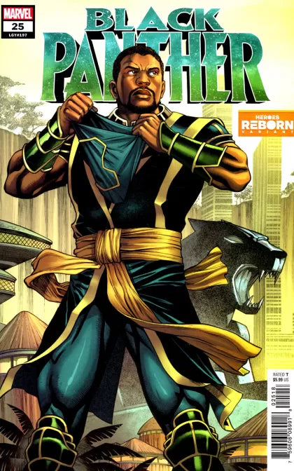 Black Panther, Vol. 7 #25 Carlos Pacheco Heroes Reborn Cover