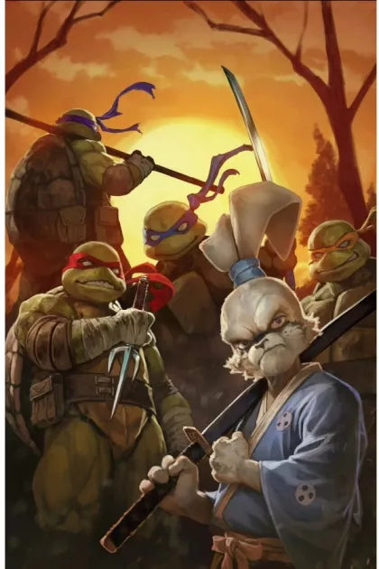Teenage Mutant Ninja Turtles / Usagi Yojimbo: Where When Skan Srisuwan Variant