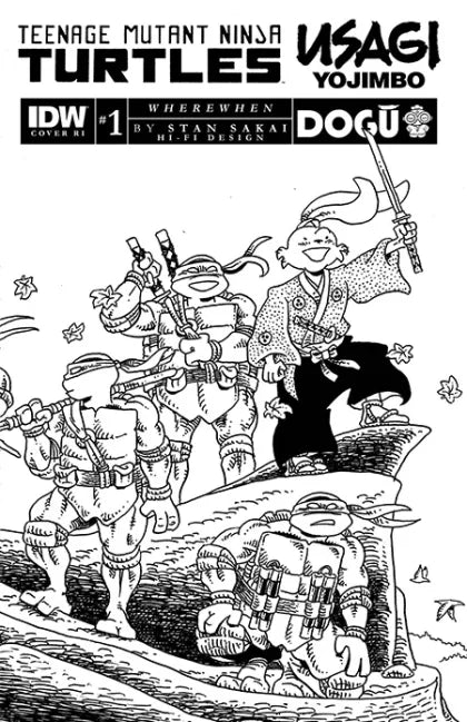 Teenage Mutant Ninja Turtles / Usagi Yojimbo: WhereWhen #1 1:15 Ratio
