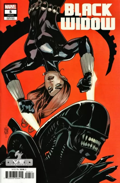 Black Widow, Vol. 9 #5 Variant Terry Dodson Marvel vs Alien Cover