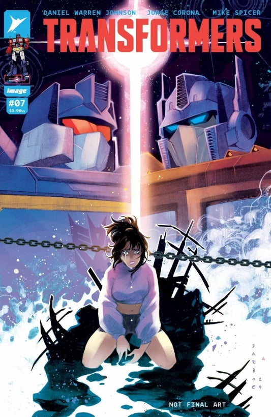 Transformers #7 Karen Darboe 1:10 Johnson Skybound PRESALE 4/10 Image Comics