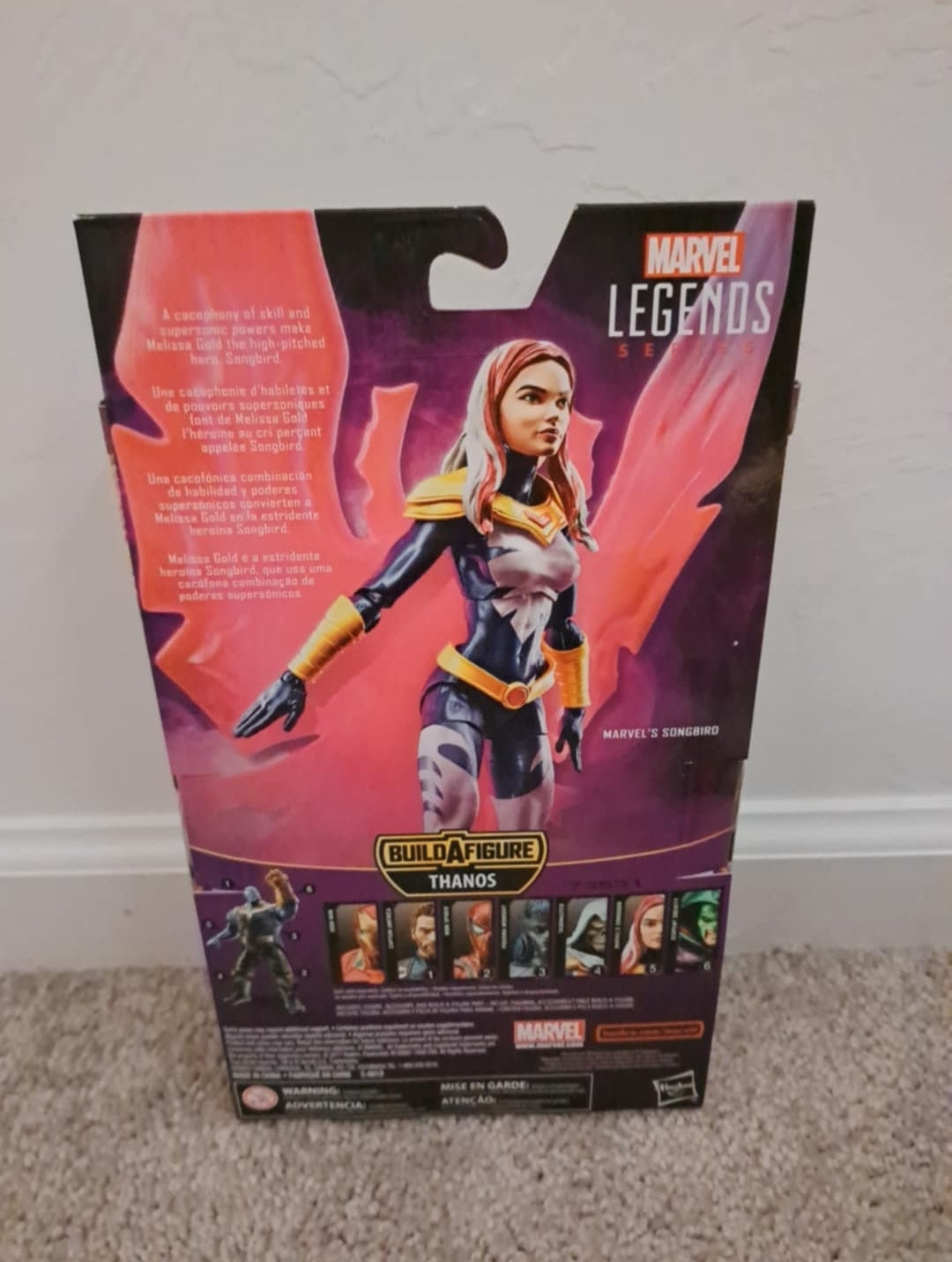 Marvel Legends Songbird Action Figure Marvels Series Melissa Gold BaF Thanos NEW