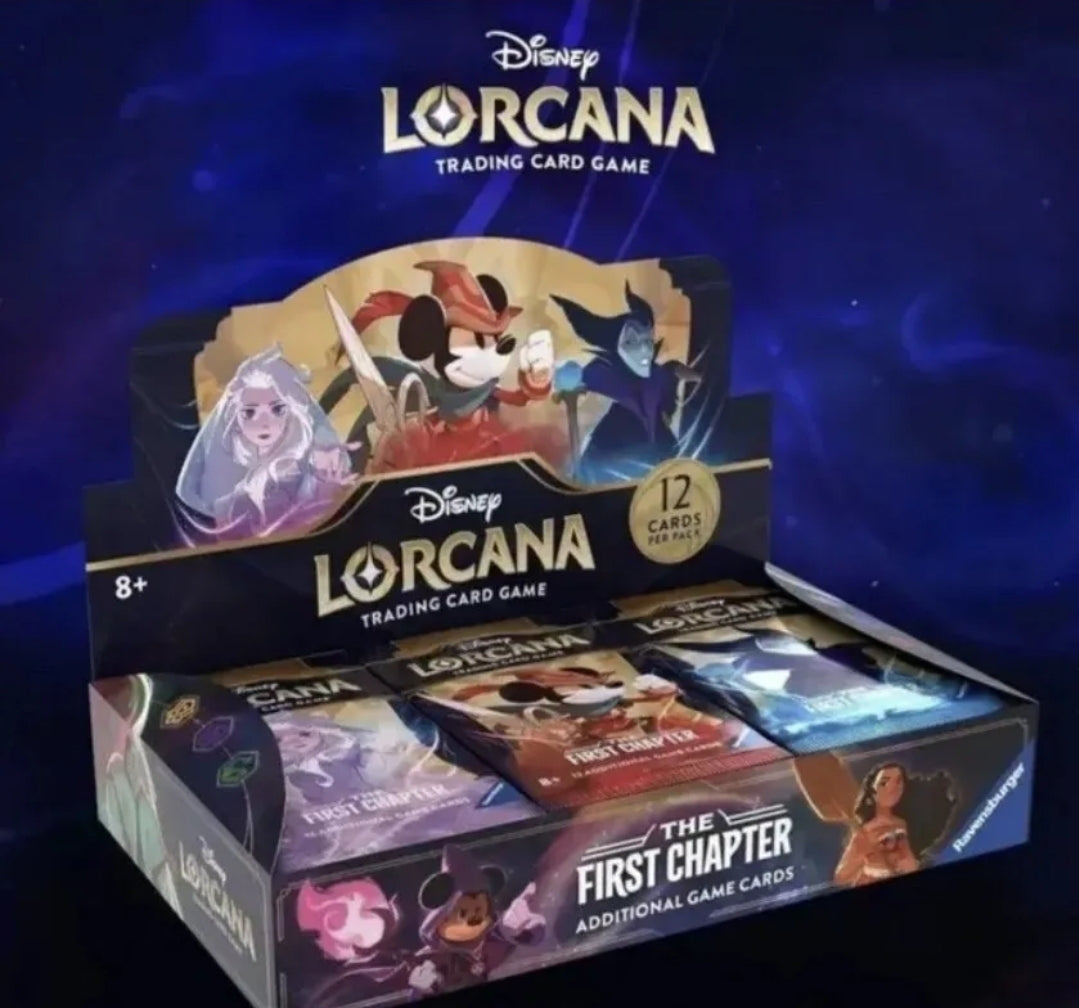 Disney Lorcana The First Chapter Sealed Booster Box and 3 Starter Deck Bundle!