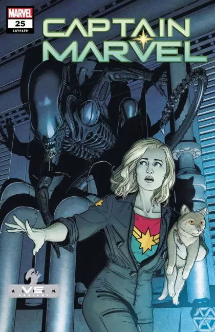 Captain Marvel, Vol. 11 #25 Jamie McKelvie Marvel vs Alien Variant