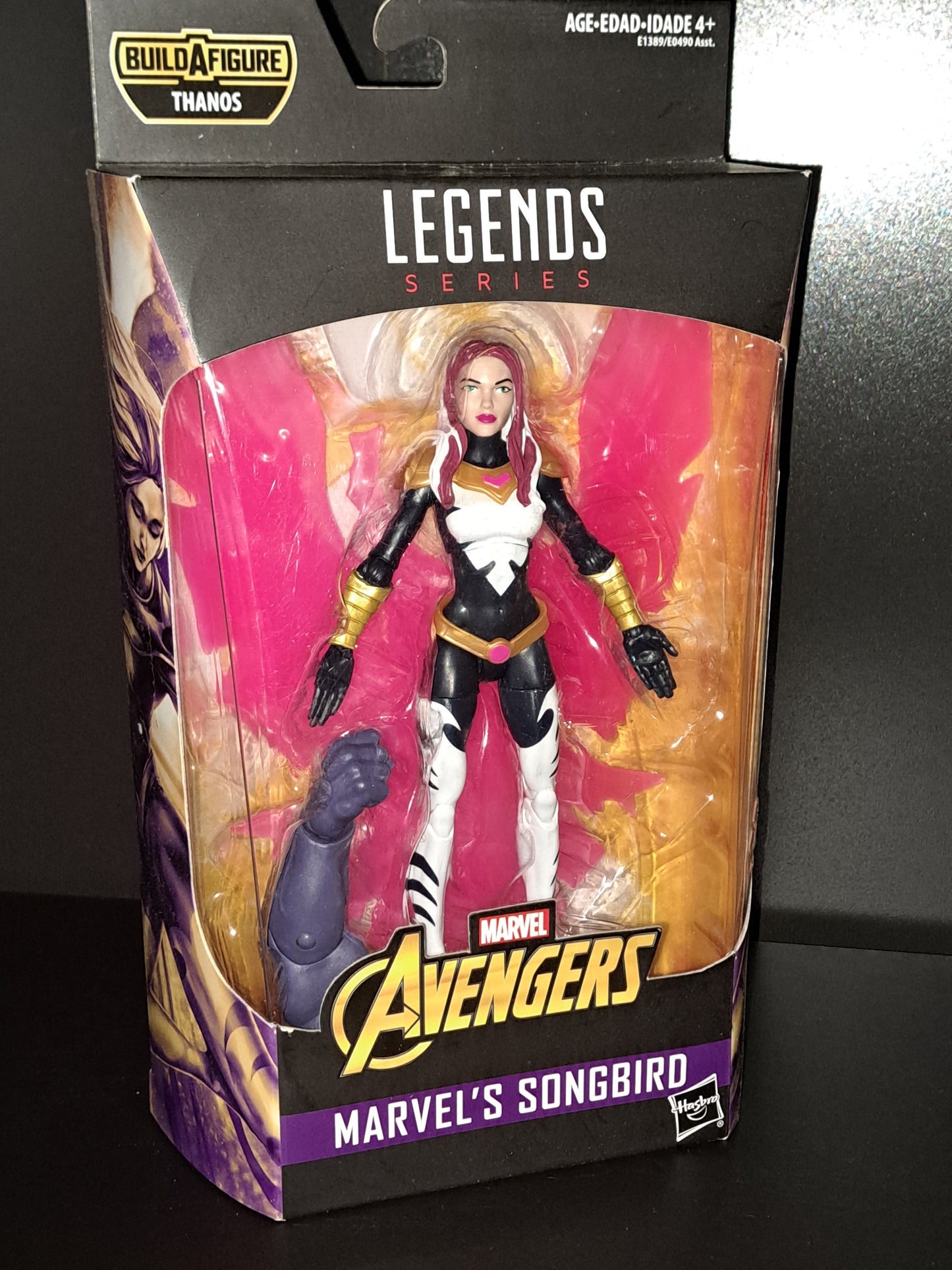 Marvel Legends Series Songbird Avengers Action Figure Build A Figure Thanos