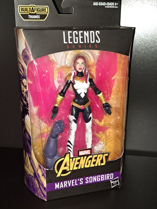 Marvel Legends Series Songbird Avengers Action Figure Build A Figure Thanos