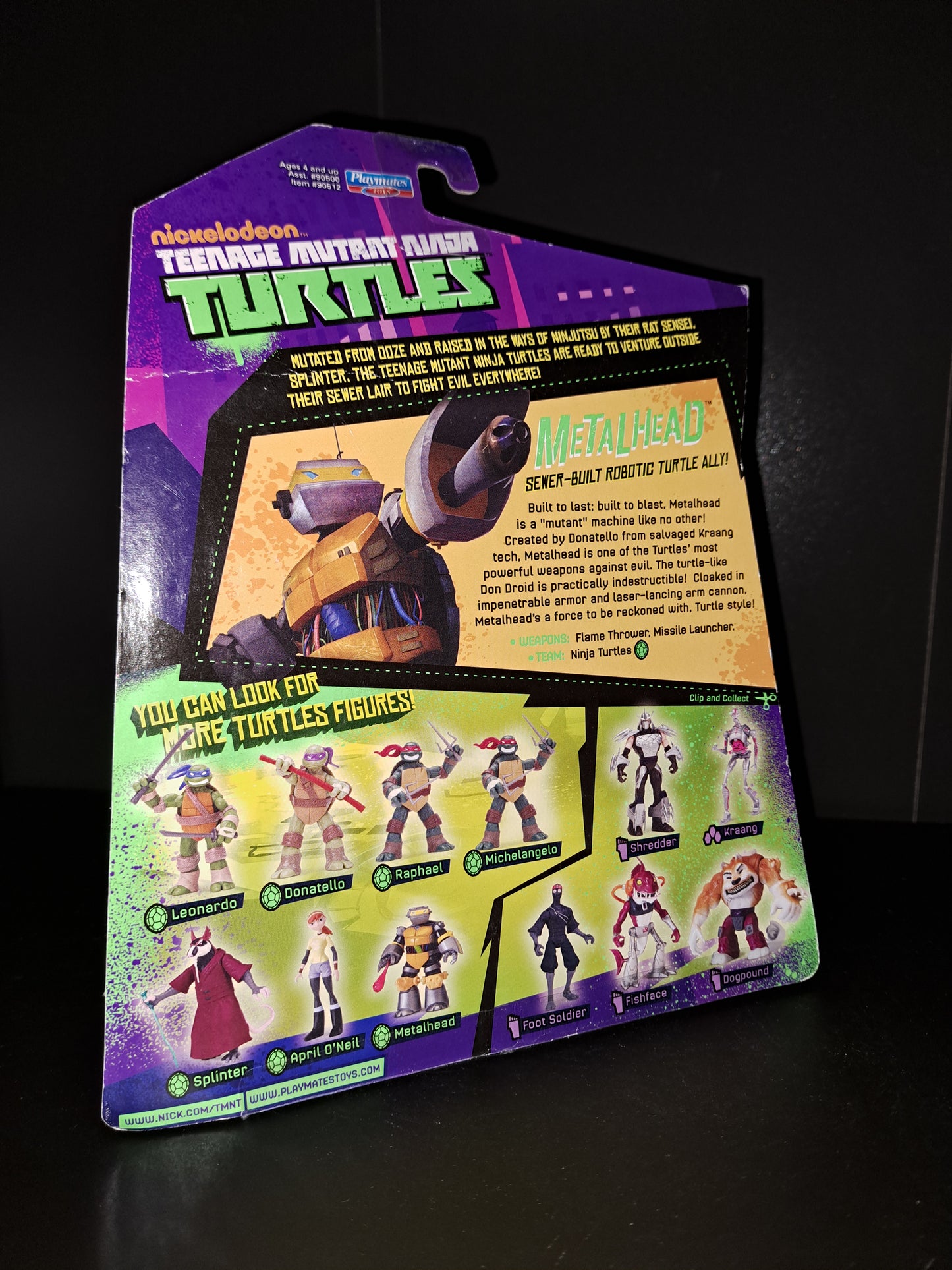 2012 Teenage Mutant Ninja Turtles Metalhead Action Figure TMNT Nickelodeon