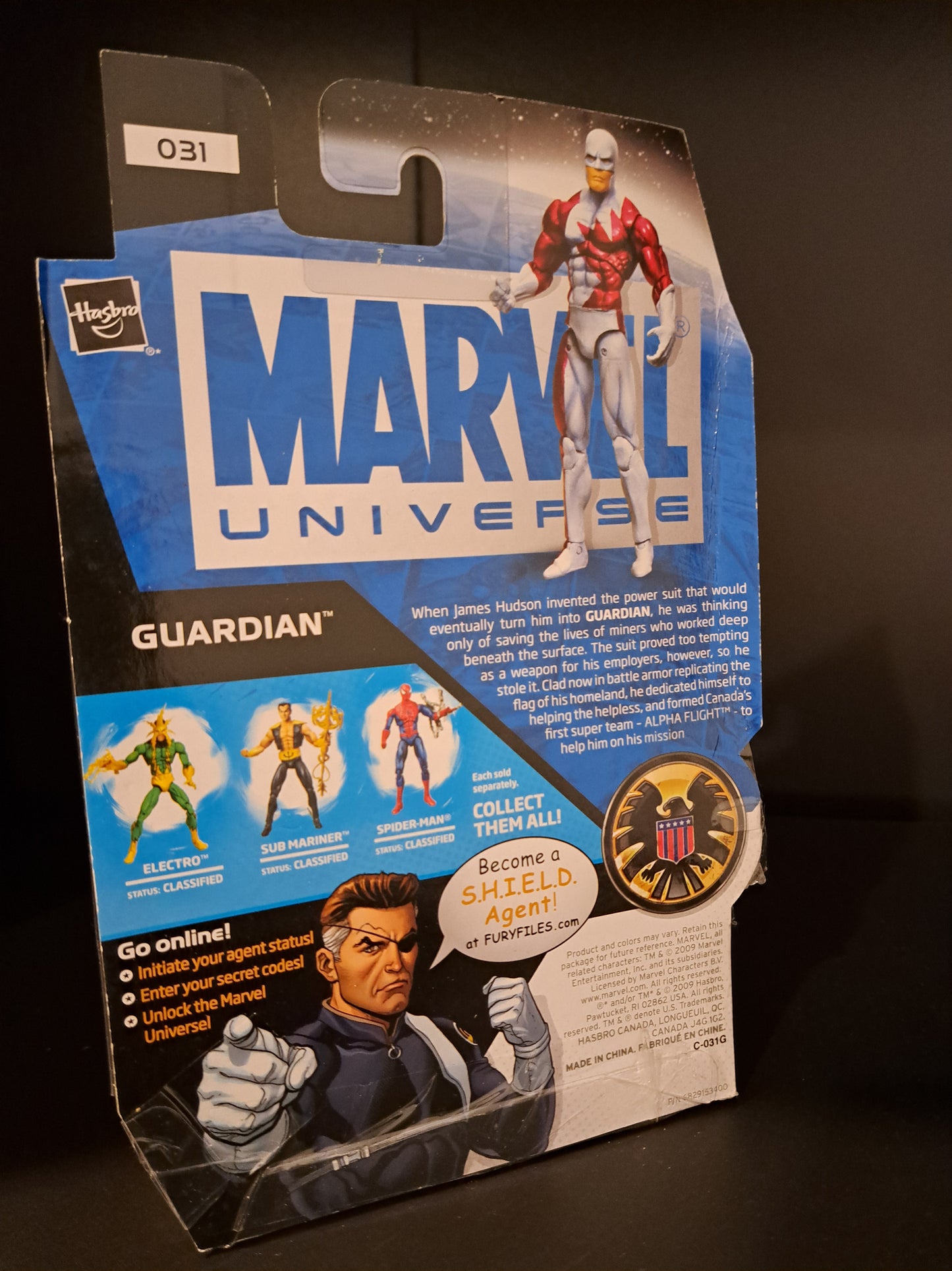 2009 Marvel Universe Guardian #31 Series 1 Action Figure Alpha Flight NEW