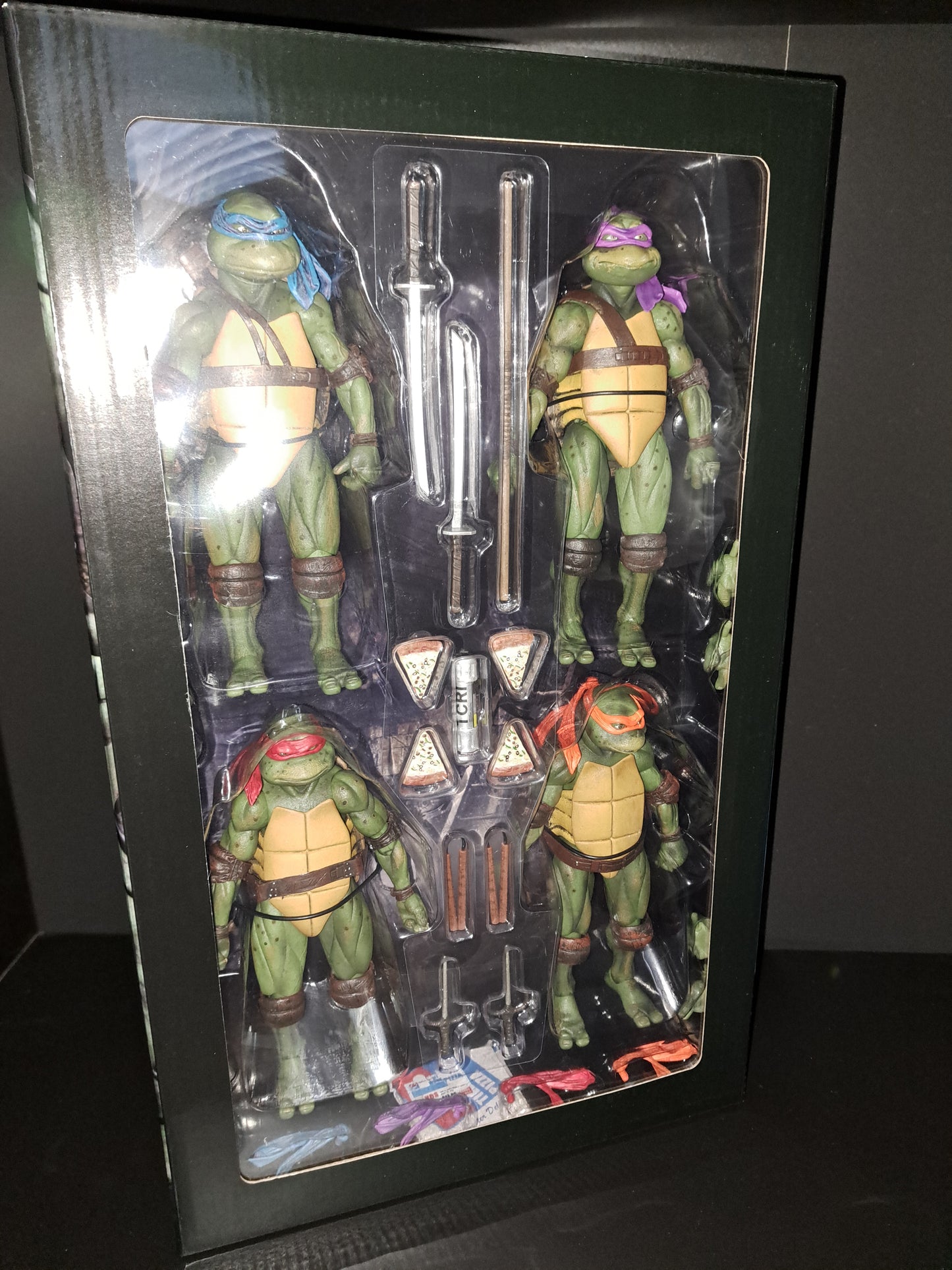 NECA SDCC 2018 REAL TOYS Exclusive Teenage Mutant Teenage Turtles TMNT Movie Set