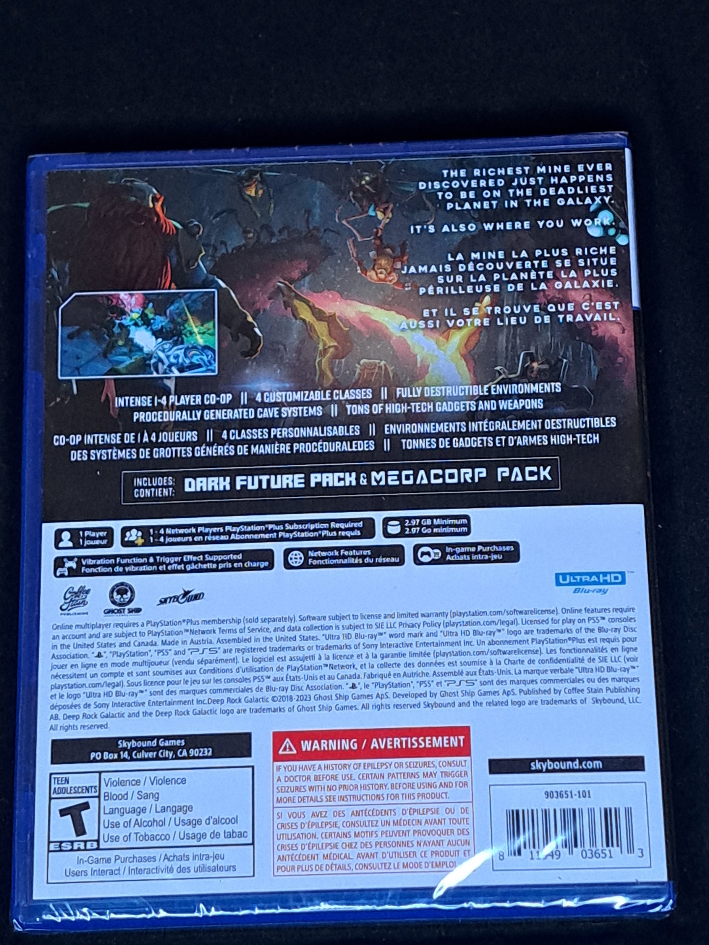 PlayStation 5 PS5 Deep Rock Galactic Special Edition