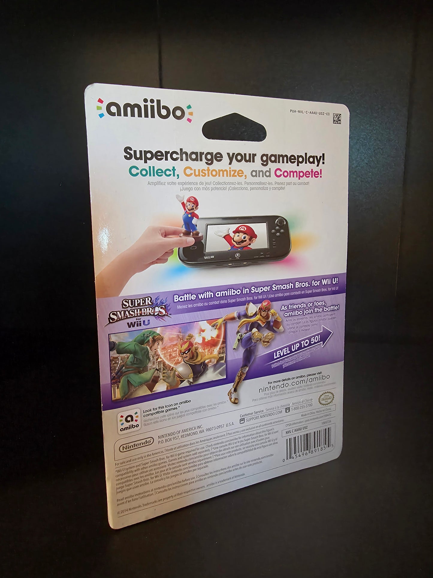 Amiibo CAPTAIN FALCON Super Smash Bros * New in Box