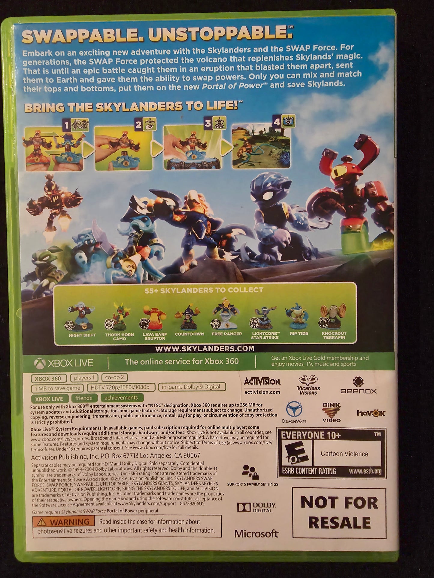 Skylanders Swap Force Xbox 360 CIB