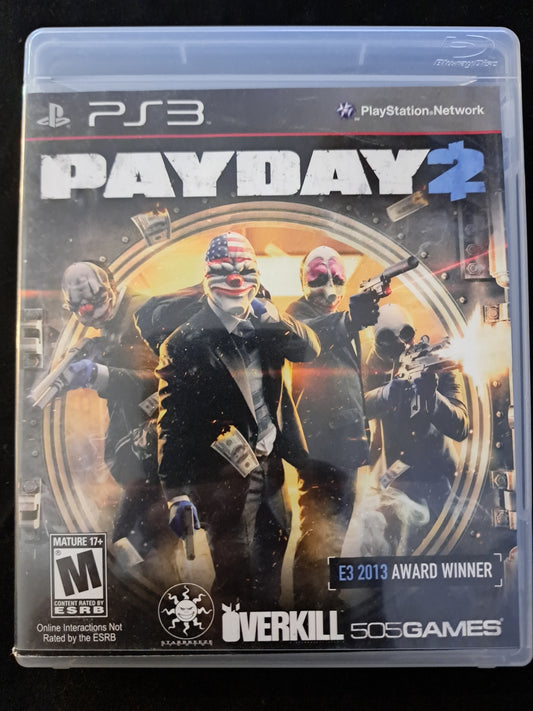Payday 2 (Sony PlayStation 3 PS3, 2013)