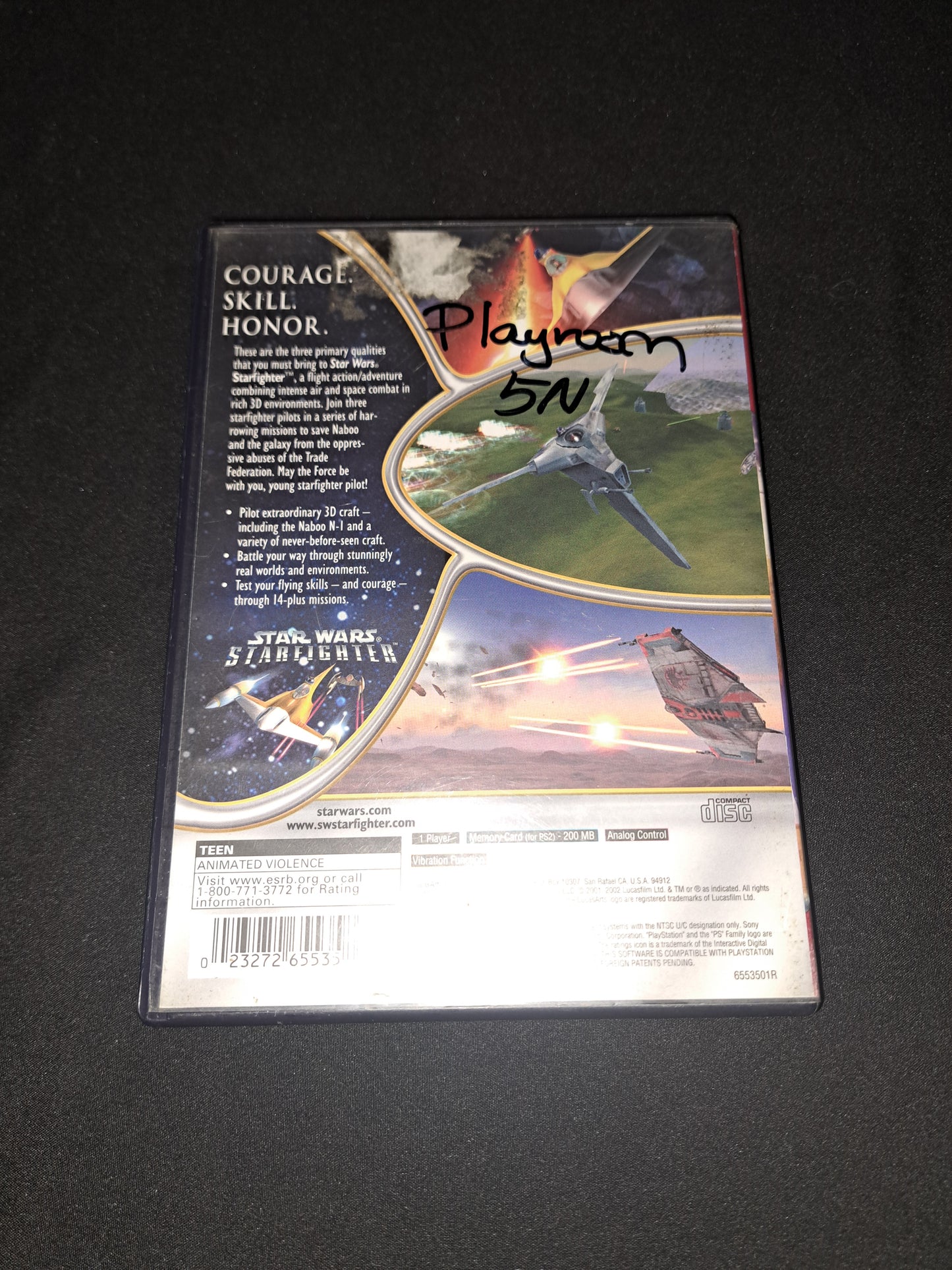Star Wars Starfighter Greatest Hits Sony PlayStation 2 PS2 Complete
