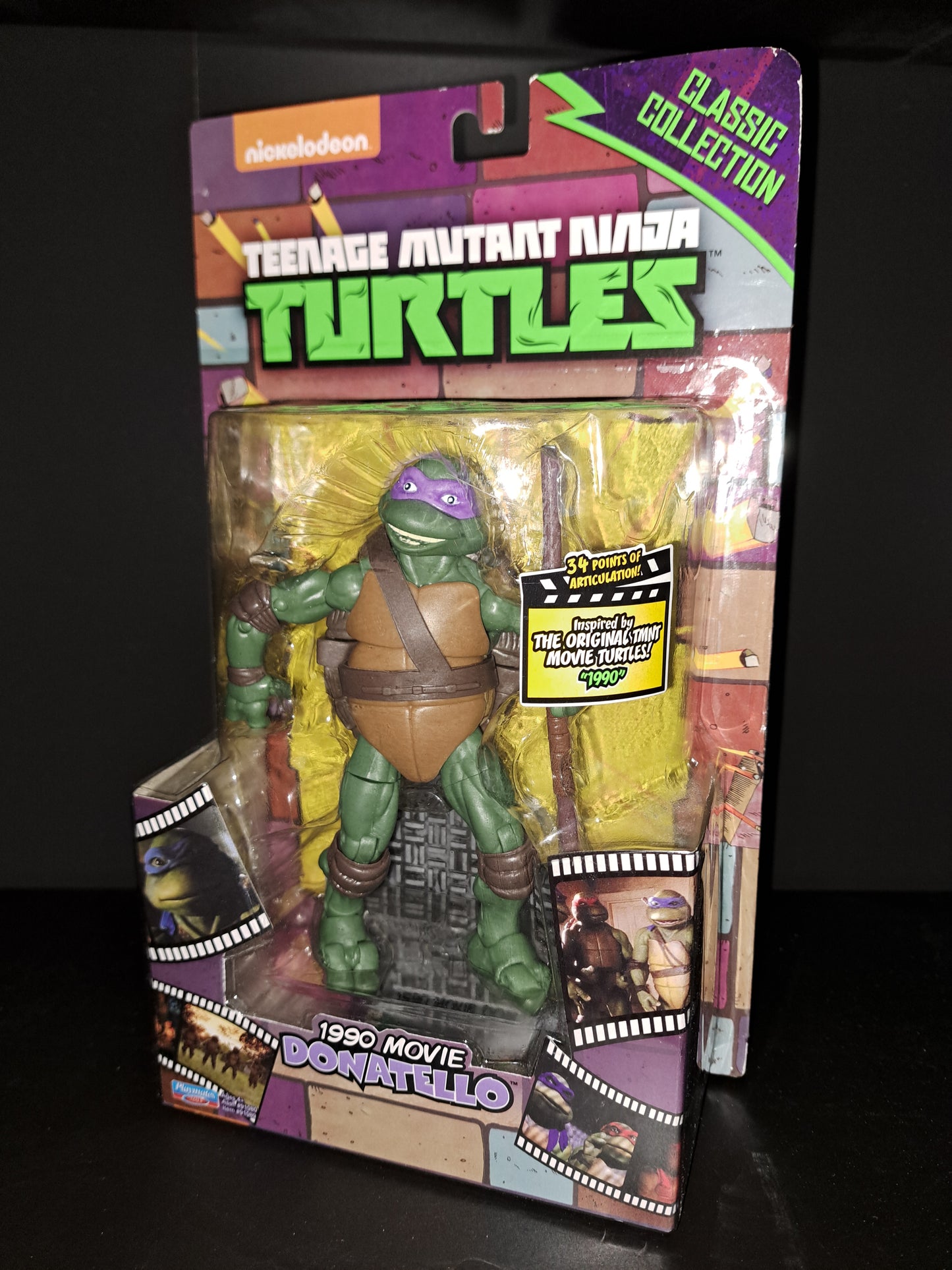 NEW 2014 Teenage Mutant Ninja Turtles 1990 Movie Donatello Playmates Figure TMNT