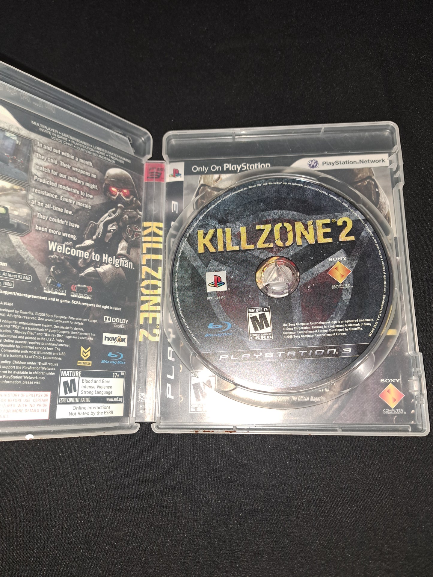 Killzone 2 for PlayStation 3 PS3 in Original Case-