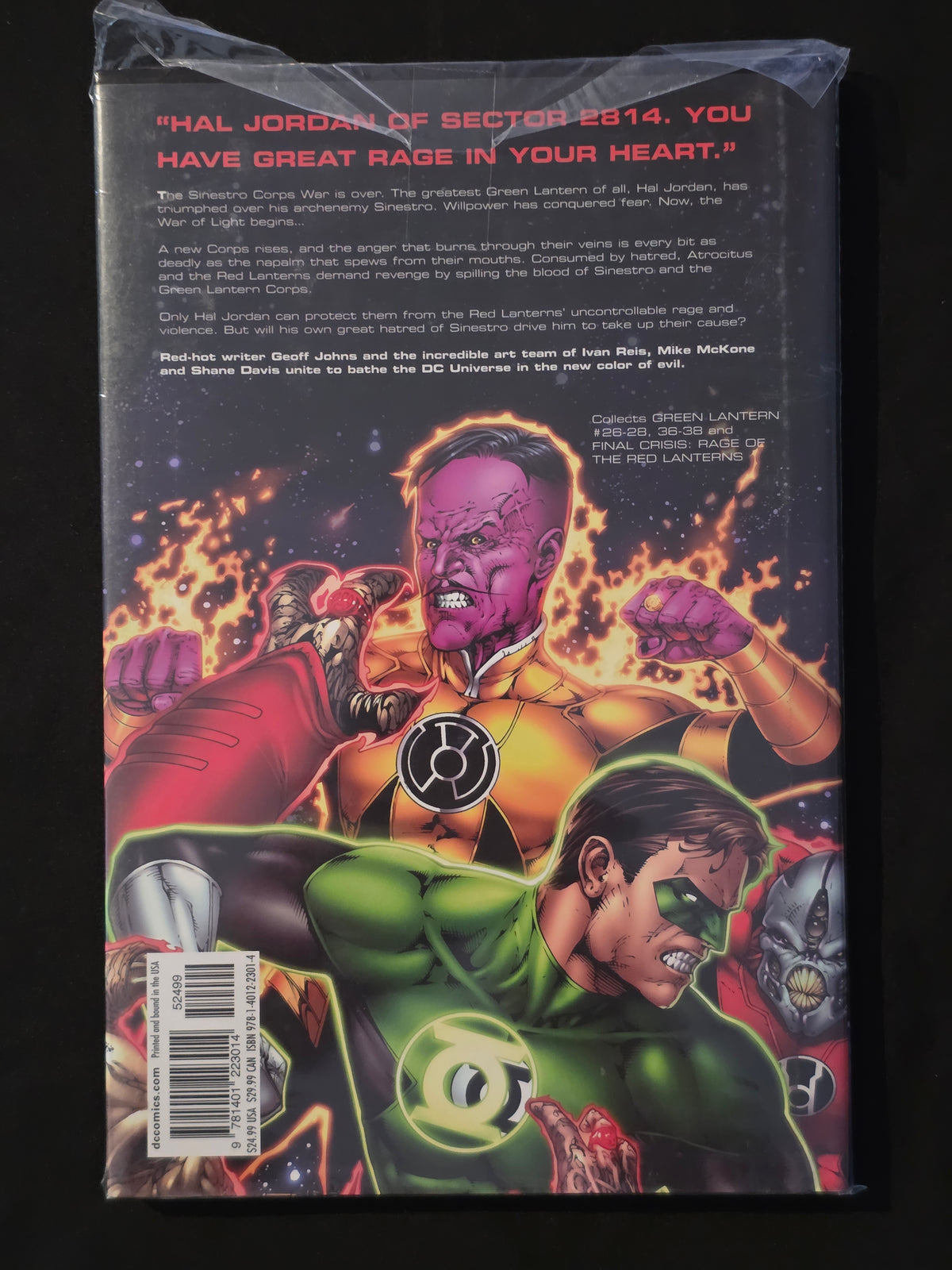Green Lantern Rage of the Red Lanterns HC NEW SEALED *OOP* Geoff Johns