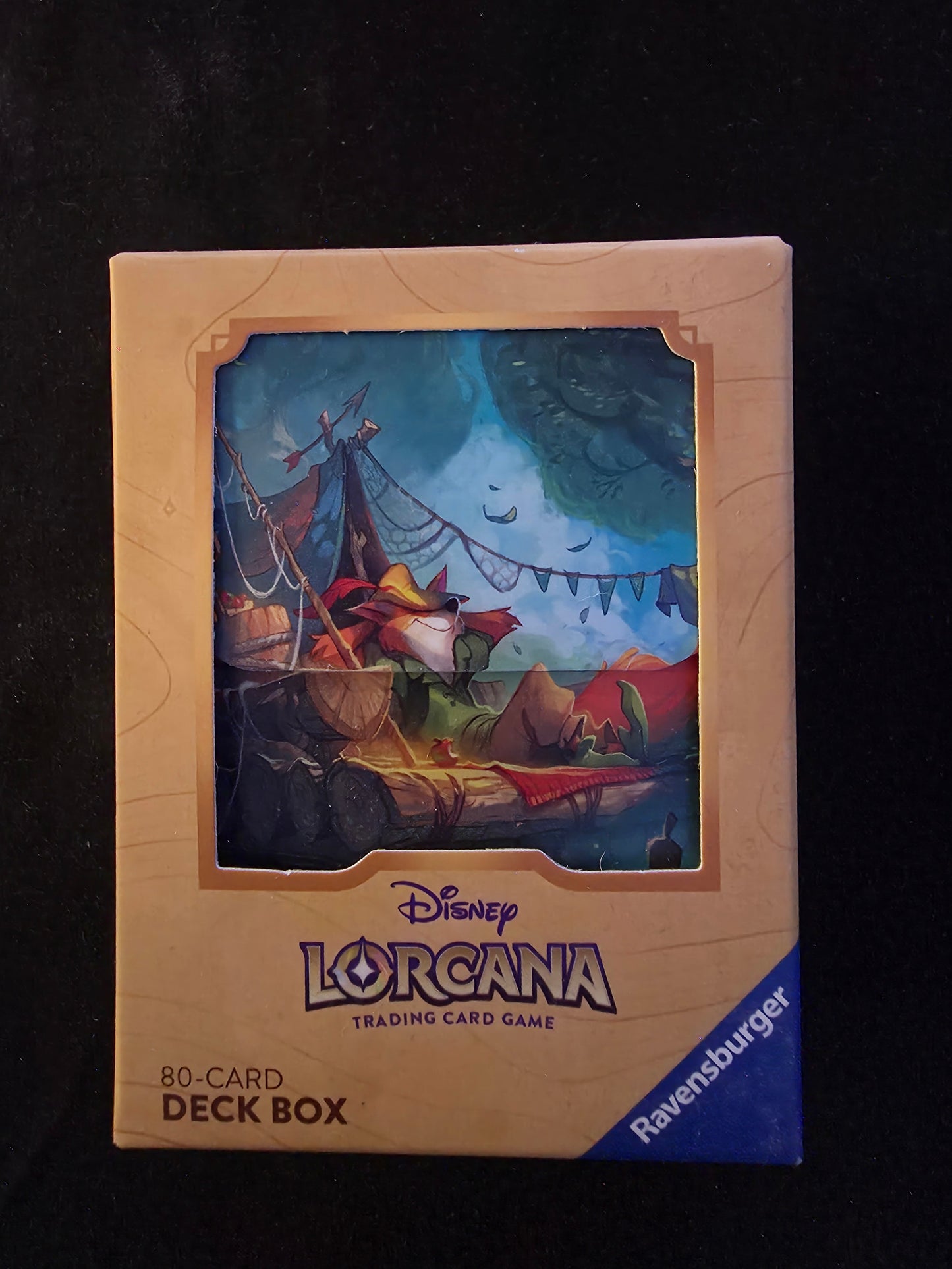Disney Lorcana TCG Deck Box – Robin Hood Into the Inklands 80 Card Holder