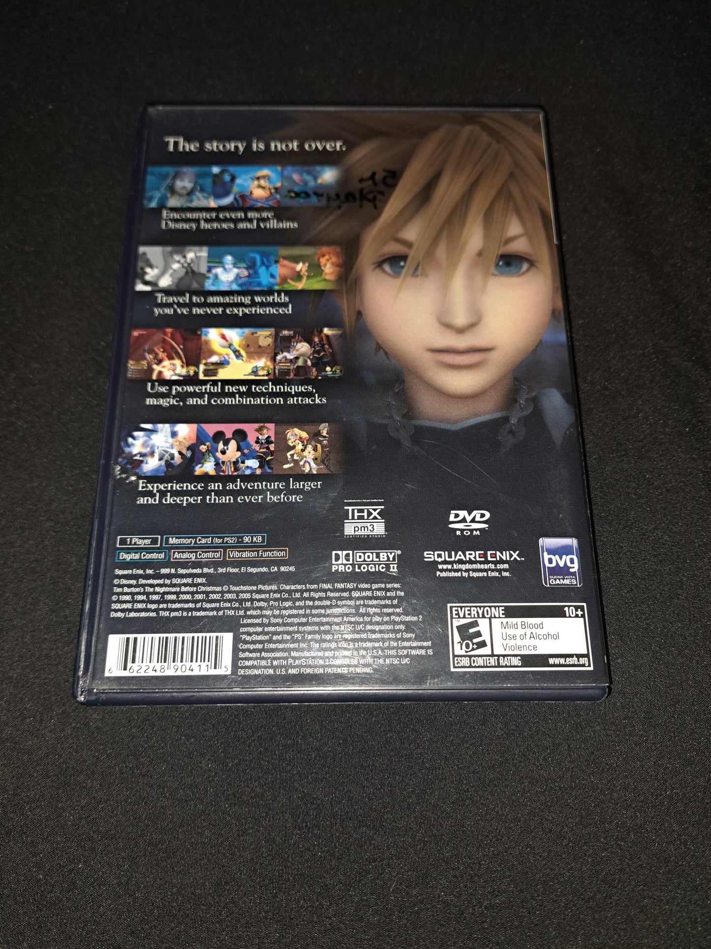Kingdom Hearts II (PlayStation 2, 2006) CIB