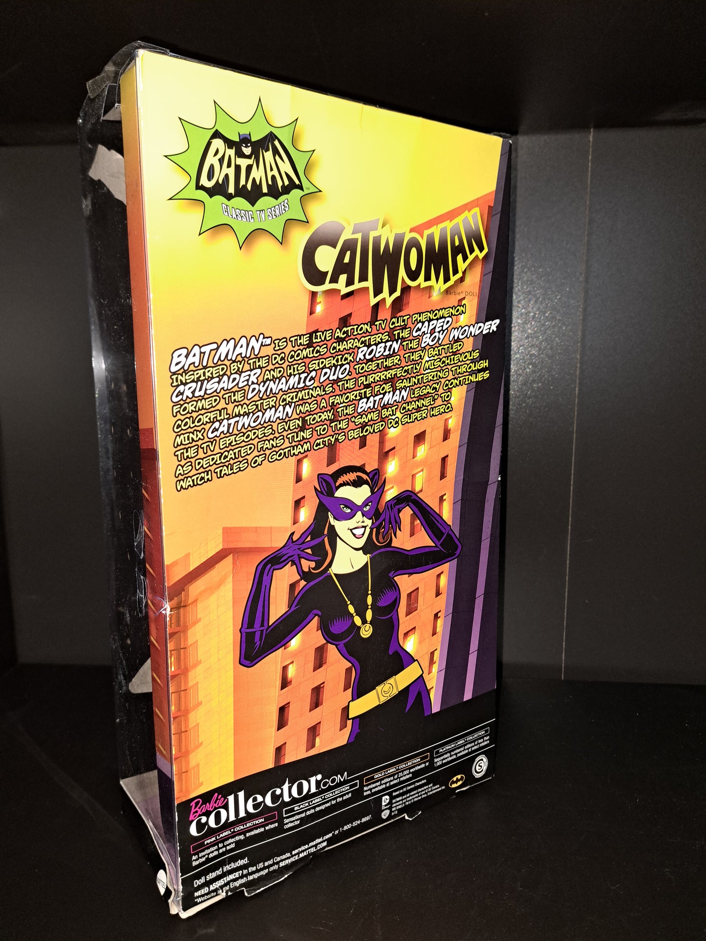 Barbie as Catwoman Mattel 2012-Pink Label - Batman Classic TV Series