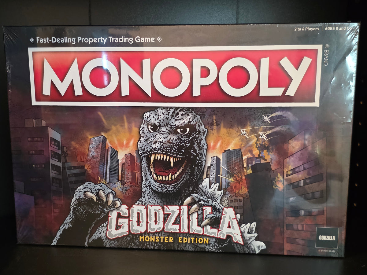 Godzilla Monopoly Monster Edition Board Game Brand New Sealed + Godzilla Comic