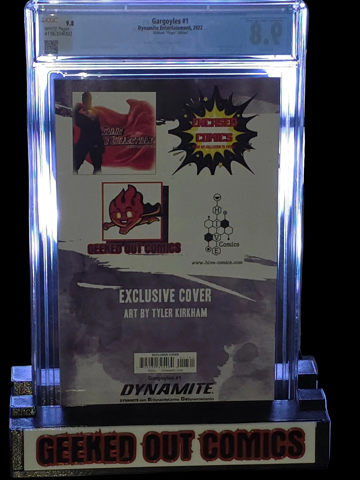 Gargoyles #1 Tyler KIRKHAM Exclusive Virgin Cover Limited 700. CGC 9.8