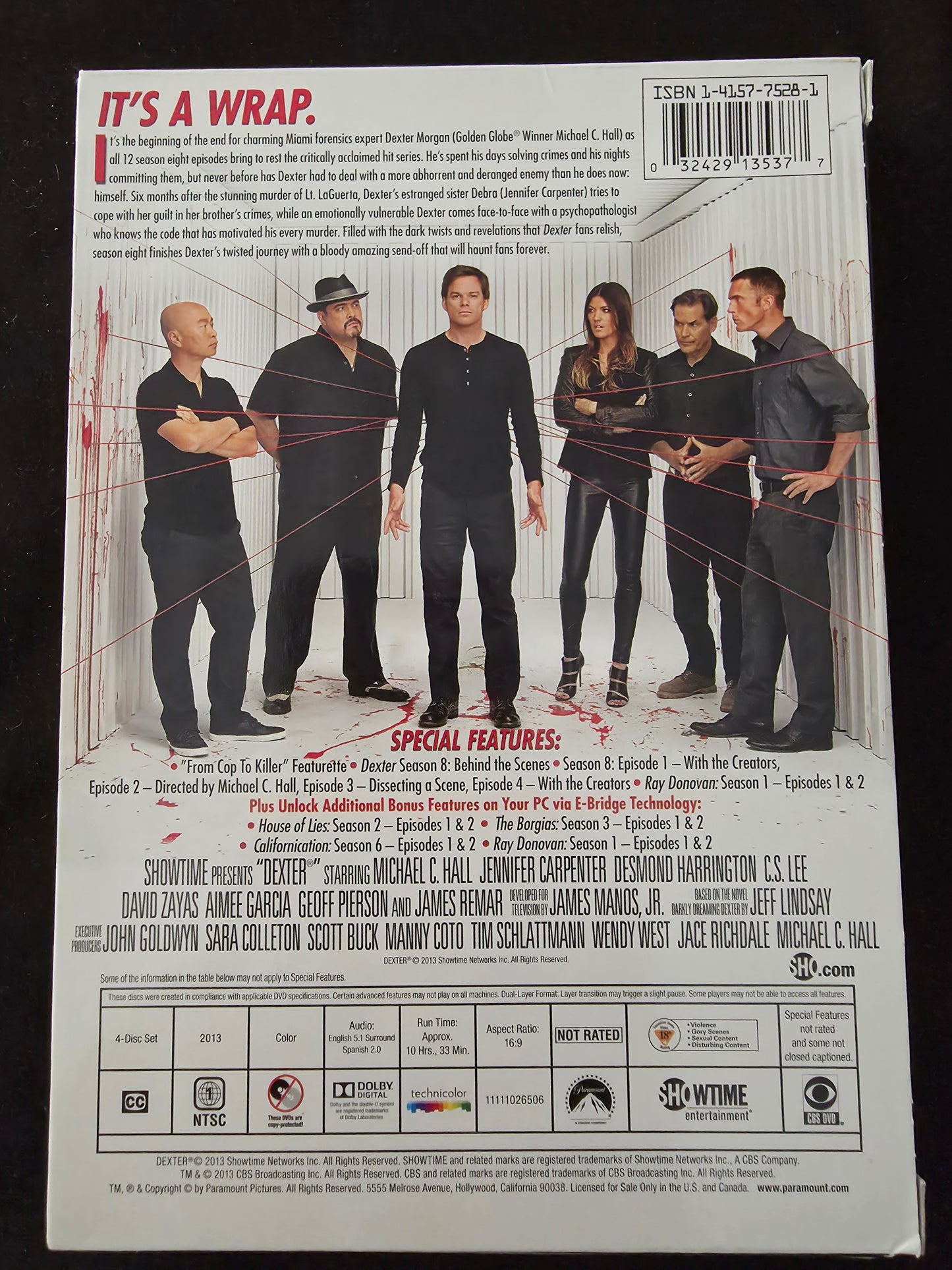 Dexter: the Eighth Season (The Final Season) (DVD, 2013)