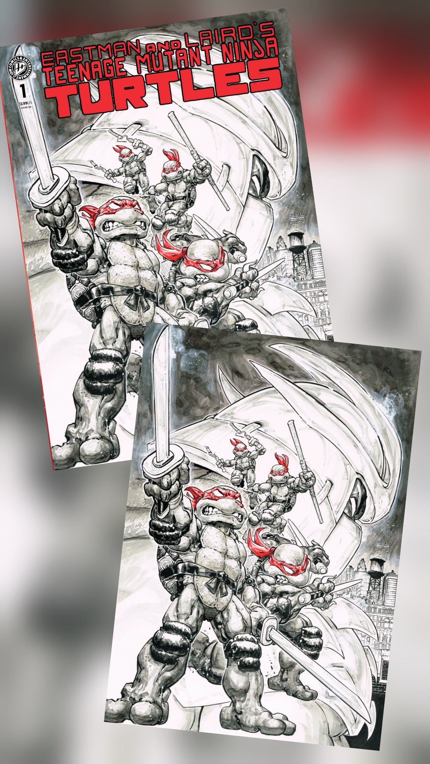 Teenage Mutant Ninja Turtles #1 Freddie Williams Exclusive Set Limited to 600