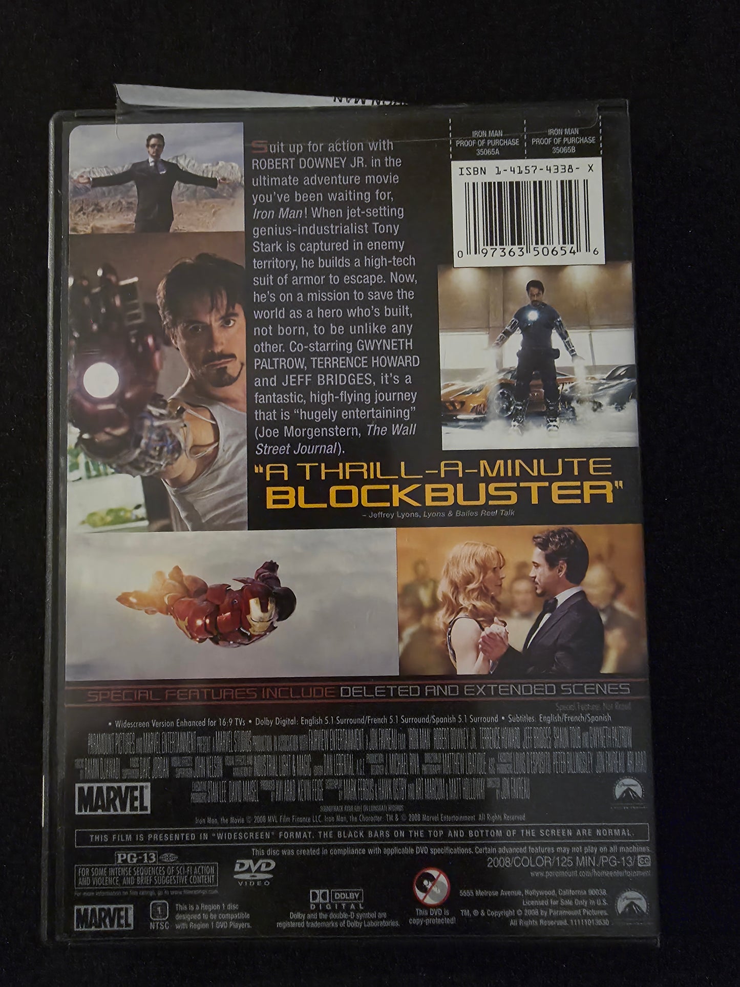Ironman (DVD, 2008). & Iron Man two