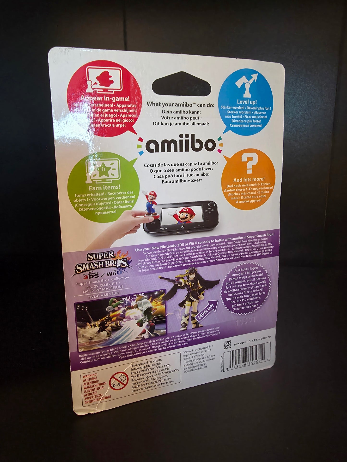 Dark Pit Super Smash Bros Nintento Amiibo - Sealed In Box