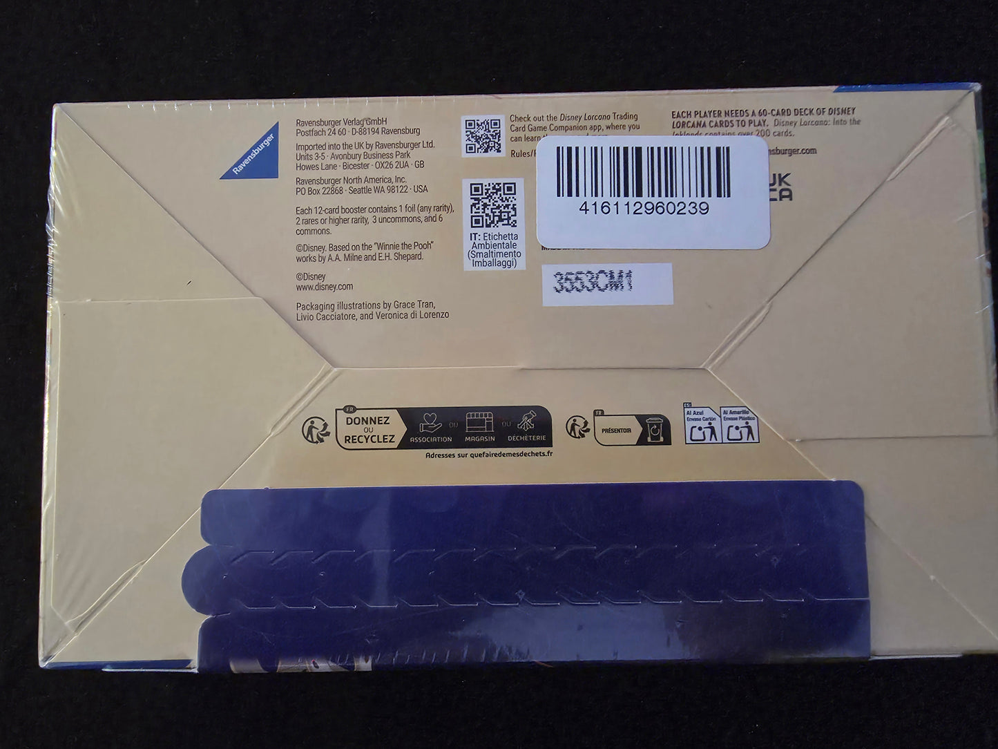 Lorcana Into the Inklands Booster Box Trading Card Game Factory Sealed 24 Pack