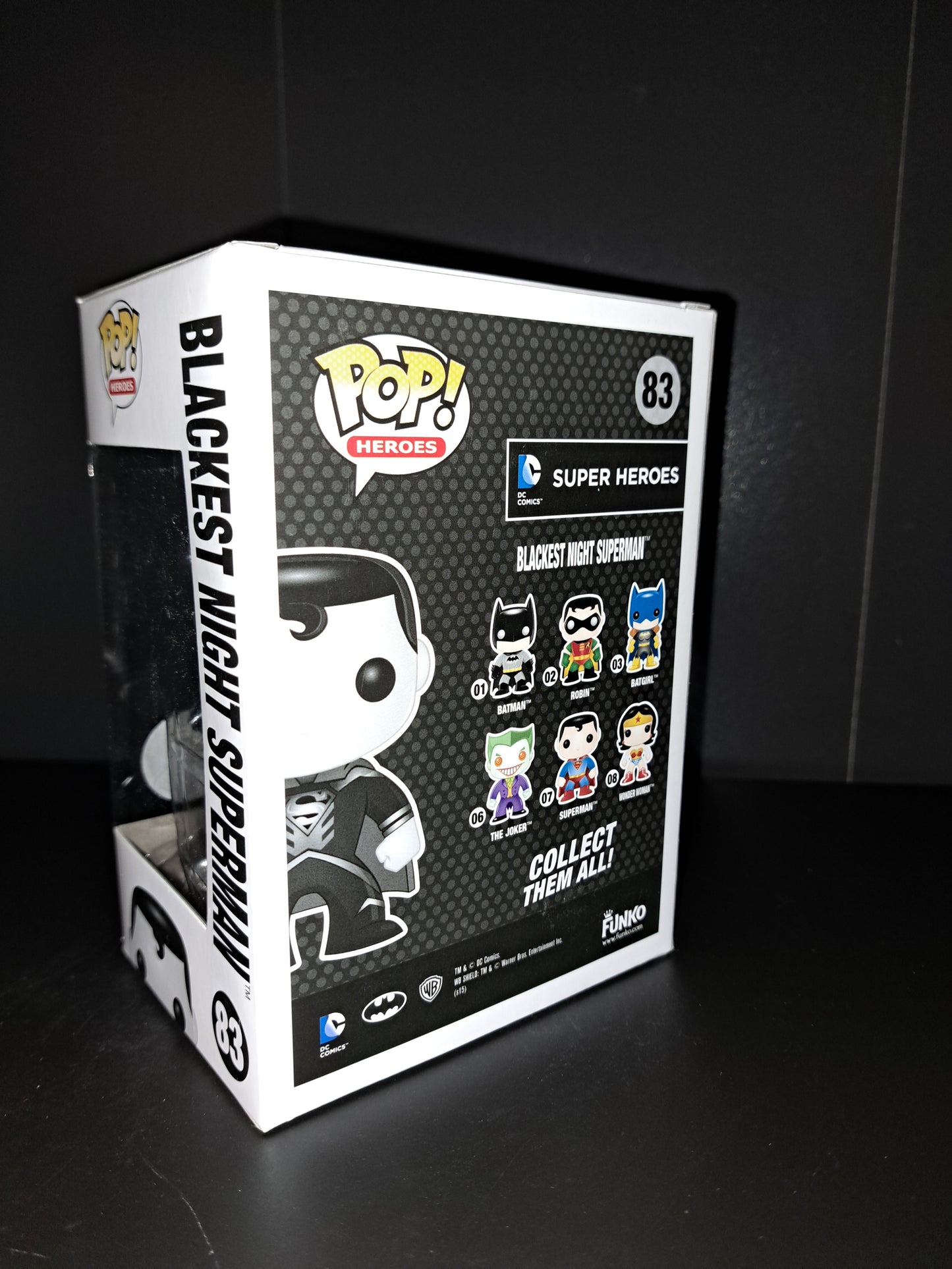 Funko Pop! Vinyl: DC Universe-Superman(Blackest Night) - GameStop(Exclusive) #83