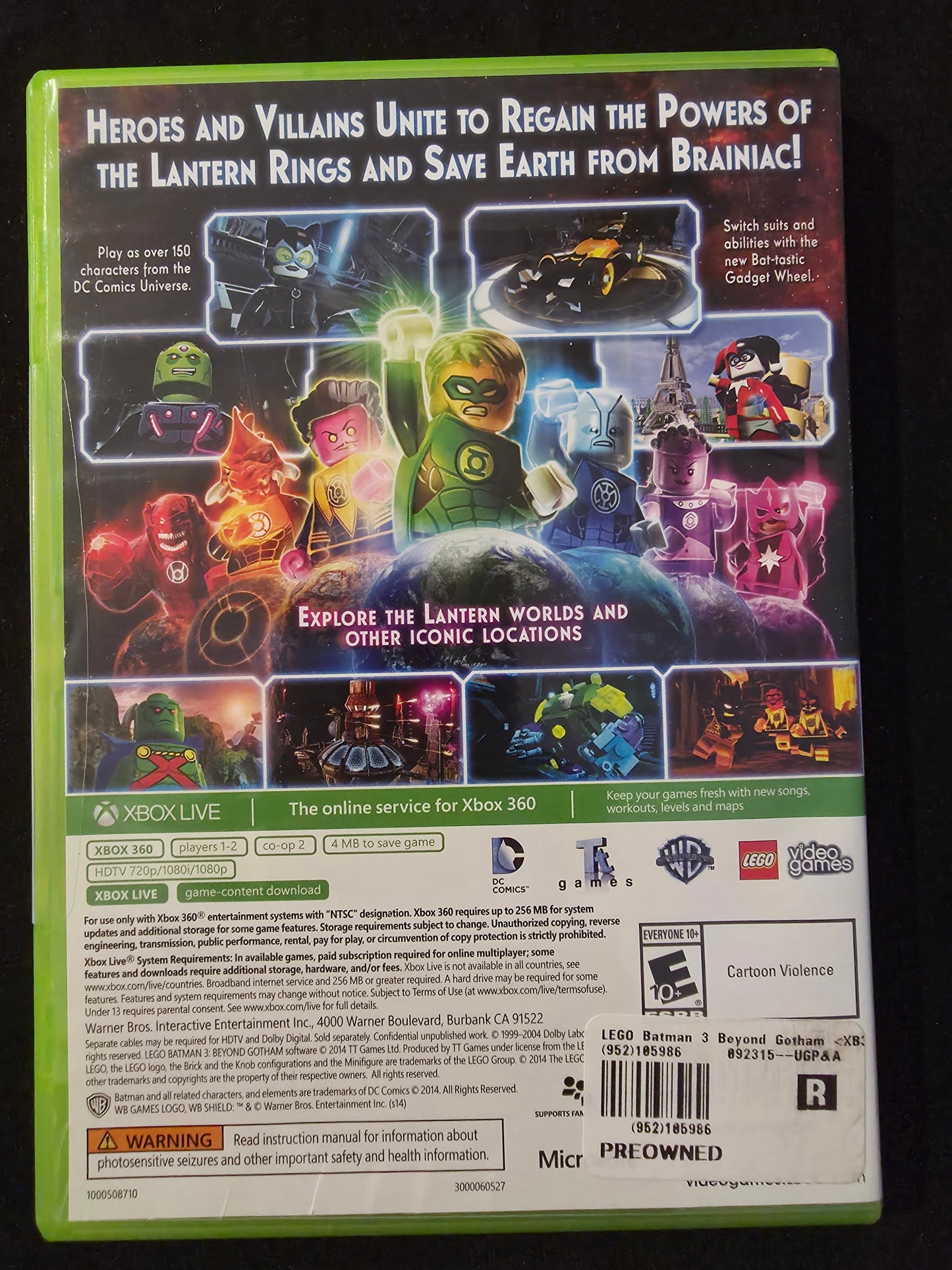 Lego Batman 3 Beyond Gotham Xbox 360 New Sealed