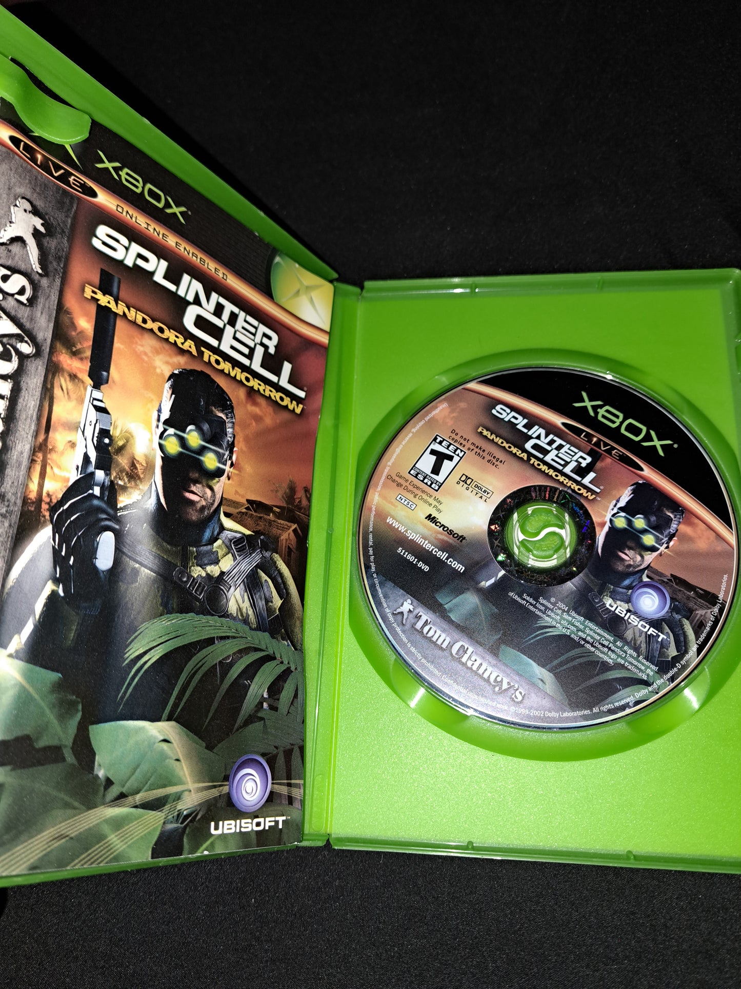 Tom Clancy's Splinter Cell: Pandora Tomorrow (Xbox, 2004) CIB