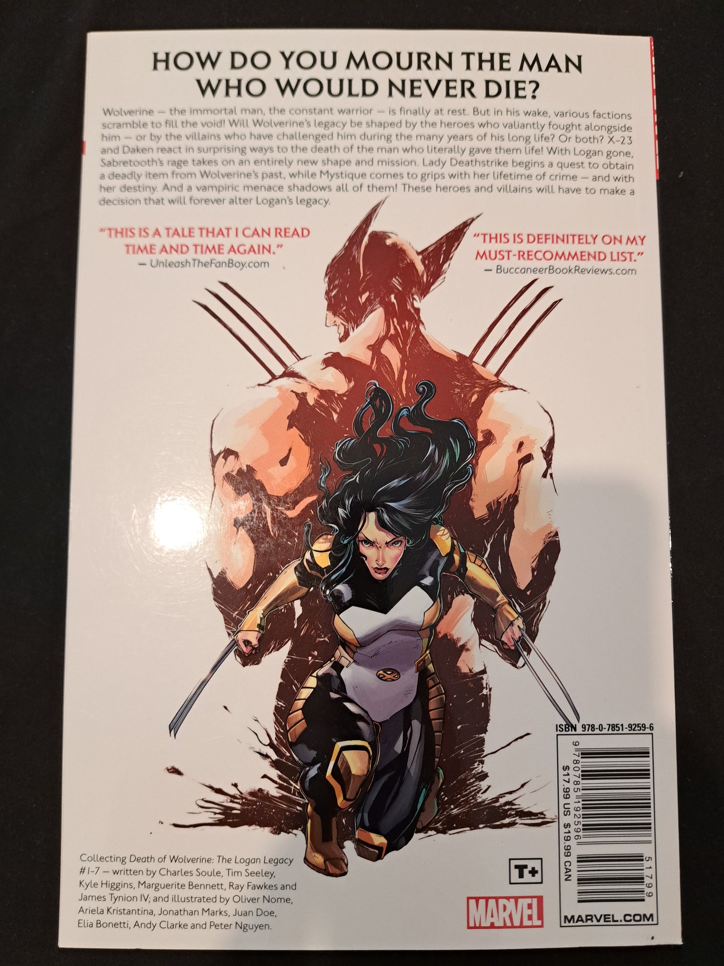 Death of Wolverine: The Logan Legacy - Graphic Novel TPB 2015 Marvel Comics