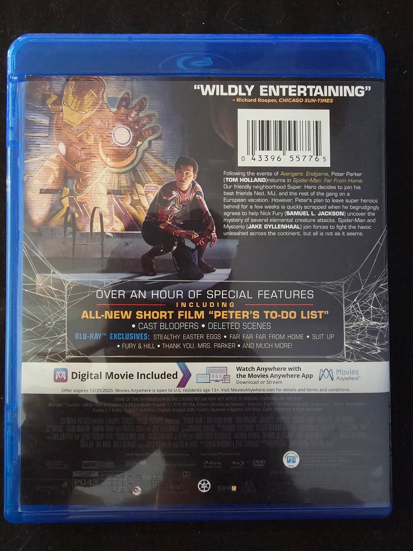 Spider-Man: Far From Home (Blu-ray, 2019)