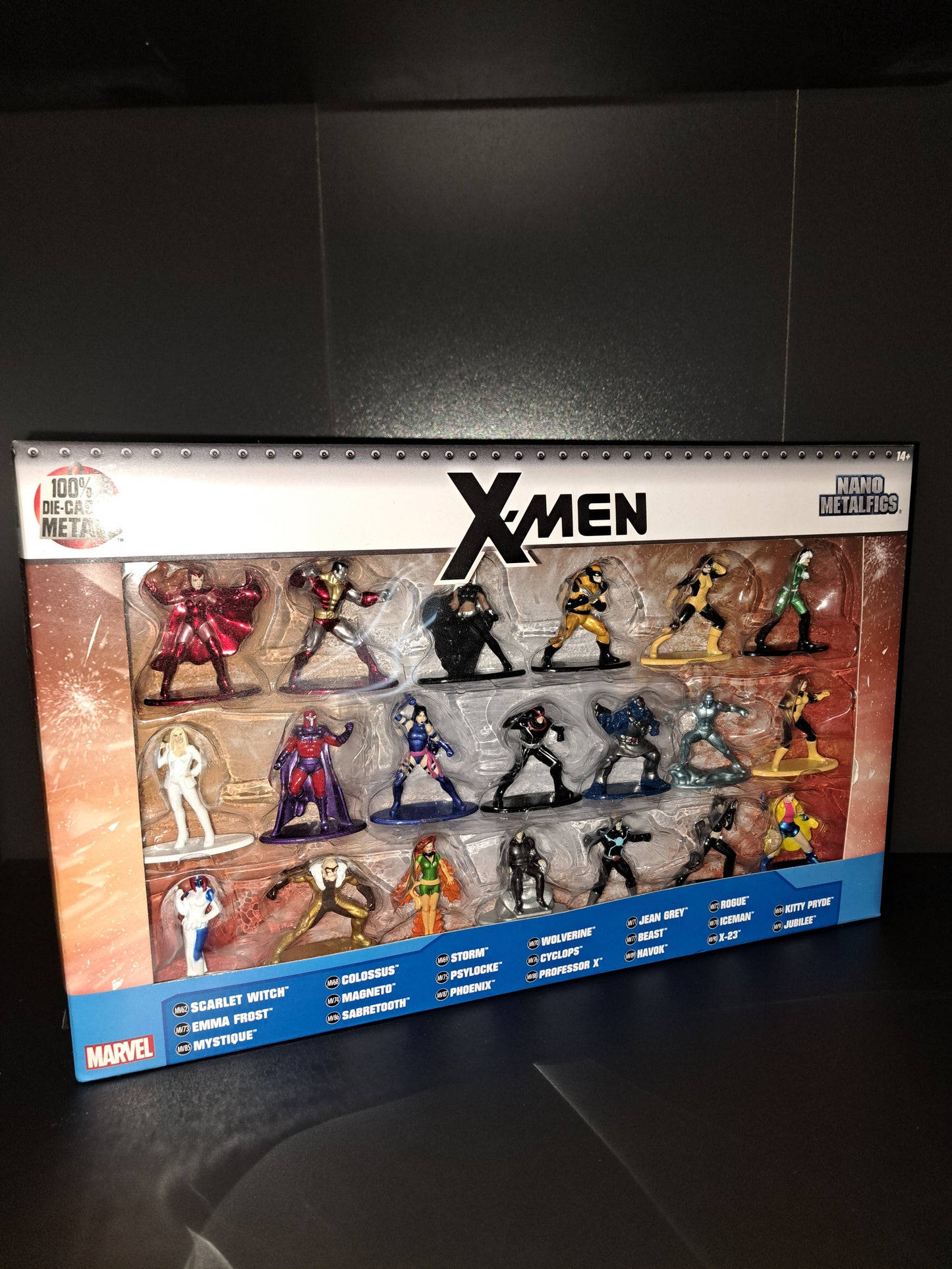 Jada X-MEN Nano Metalfigs Marvel 100% Die-Cast Metal
