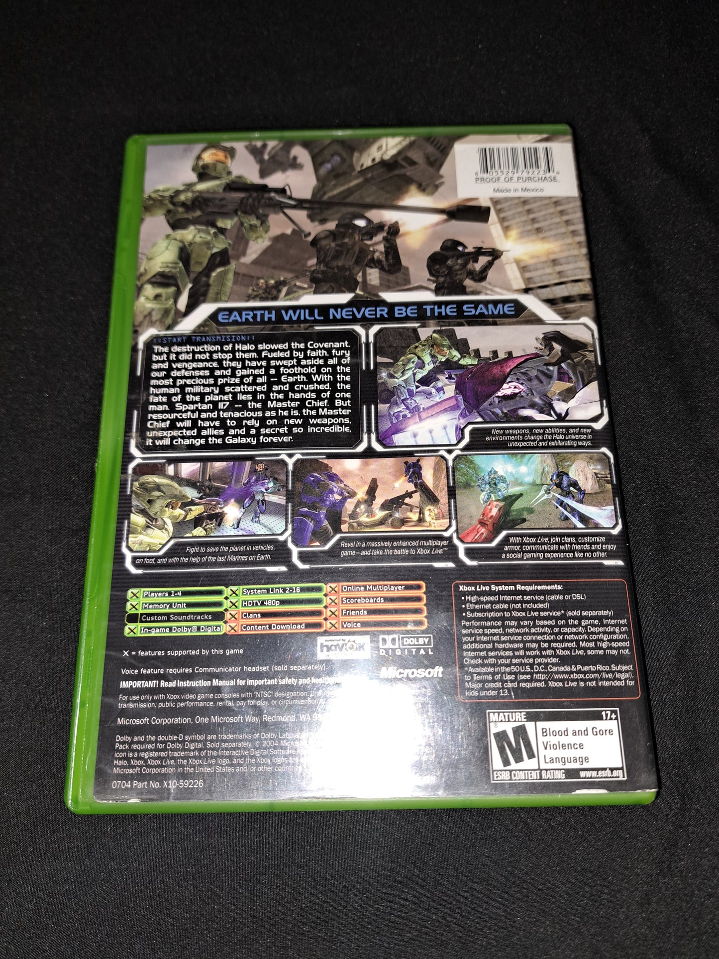 Halo 2 (Microsoft Xbox, 2004) CIB / Complete