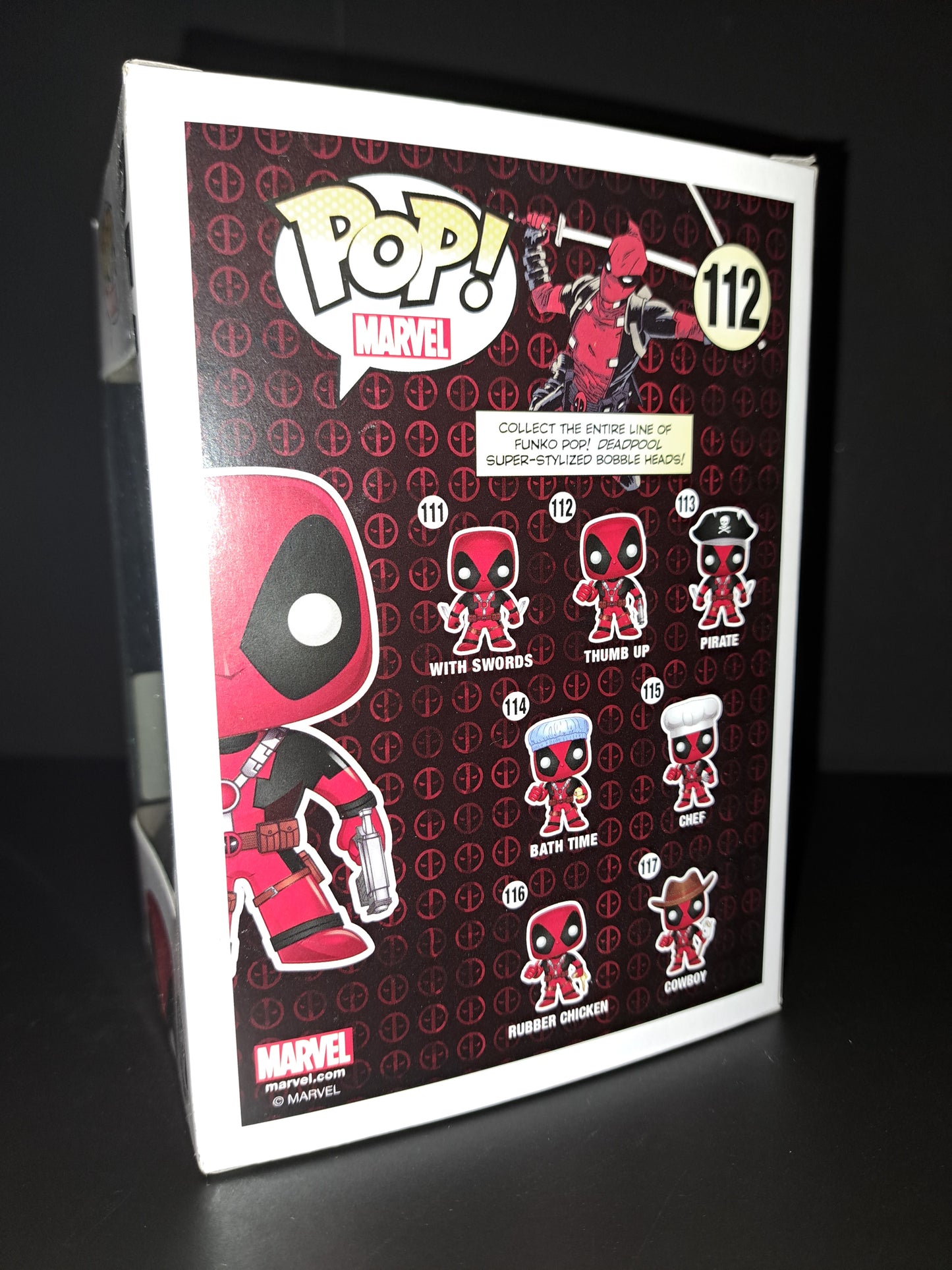 Funko Pop Deadpool White Thumbs Up SDCC 2016 Summer Convention Exclusive 112