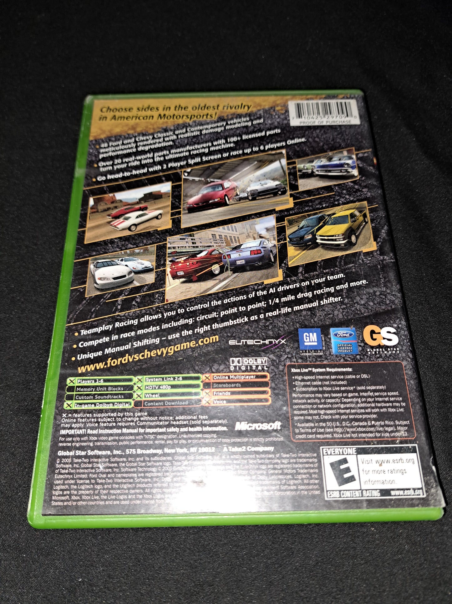 Ford vs. Chevy (Microsoft Xbox, 2005) CIB