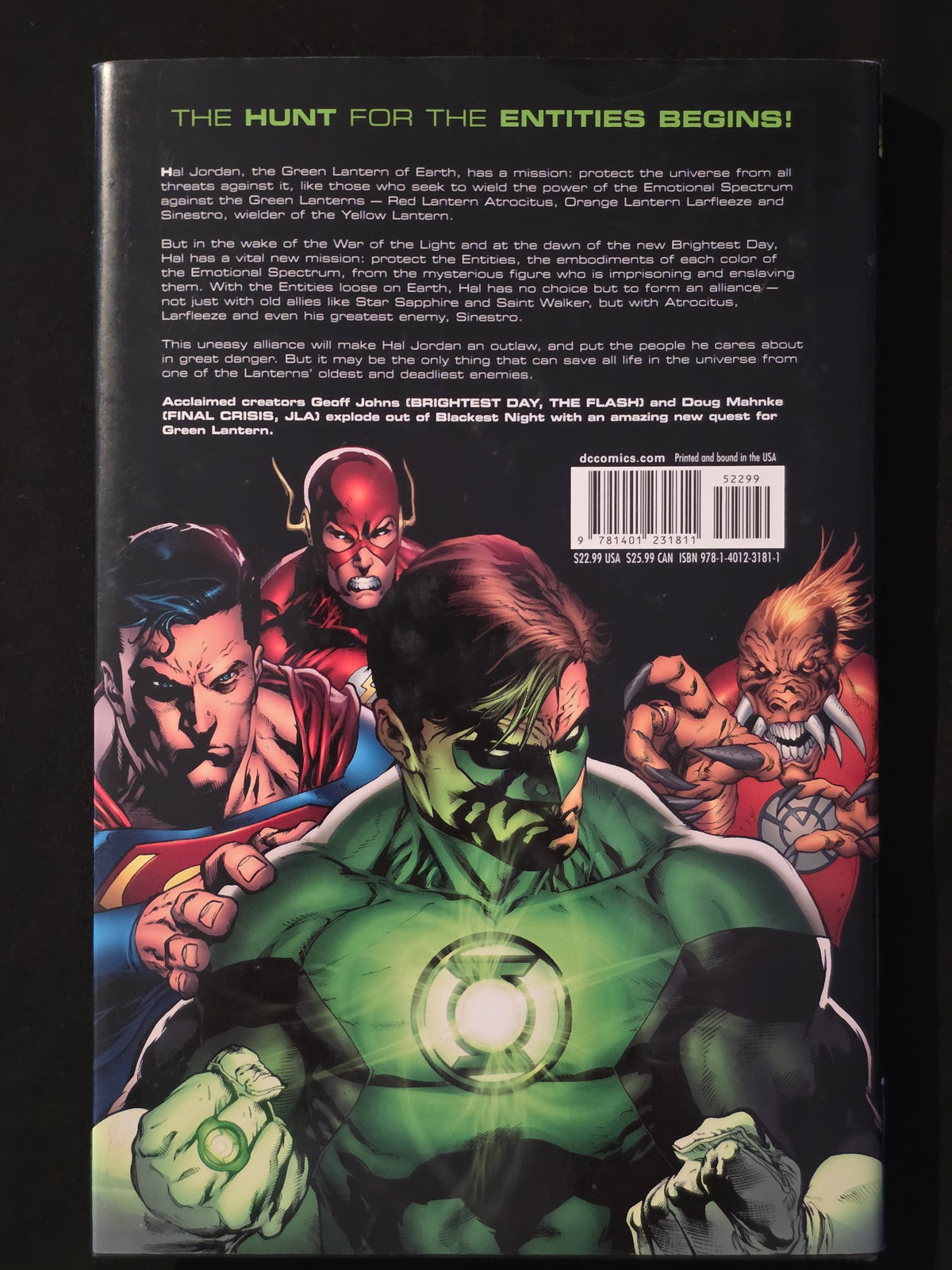 Green Lantern Brightest Day DC Hardcover Geoff Johns Nekron Doug Mahnke JL