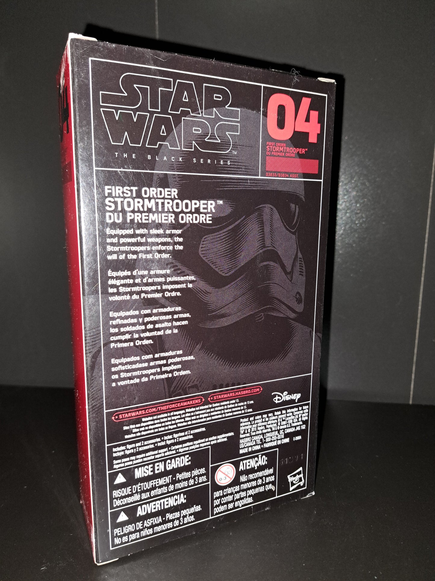 Hasbro Star Wars The Black Series 6-Inch First Order Stormtrooper Action Figure