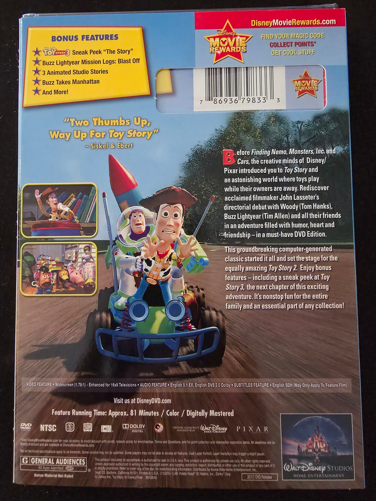 Toy Story (DVD, 1995)