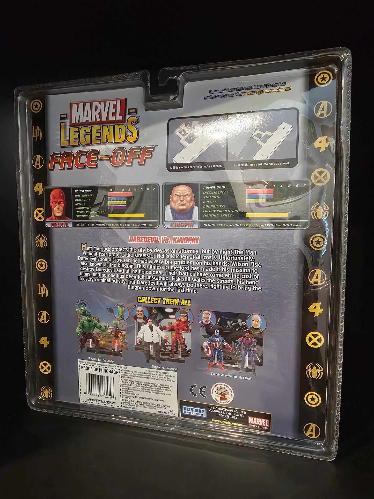 Marvel Legends Face-Off Kingpin vs. Daredevil 2006 Figures 2 Pack NEW Toybiz