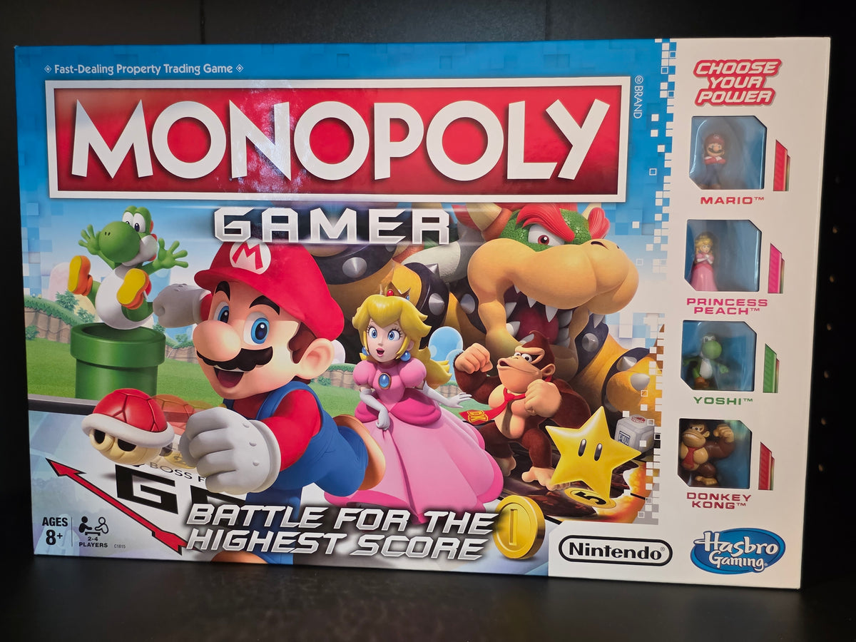 Monopoly Gamer Super Mario 2017 Nintendo Hasbro Sealed Board Game Collectible