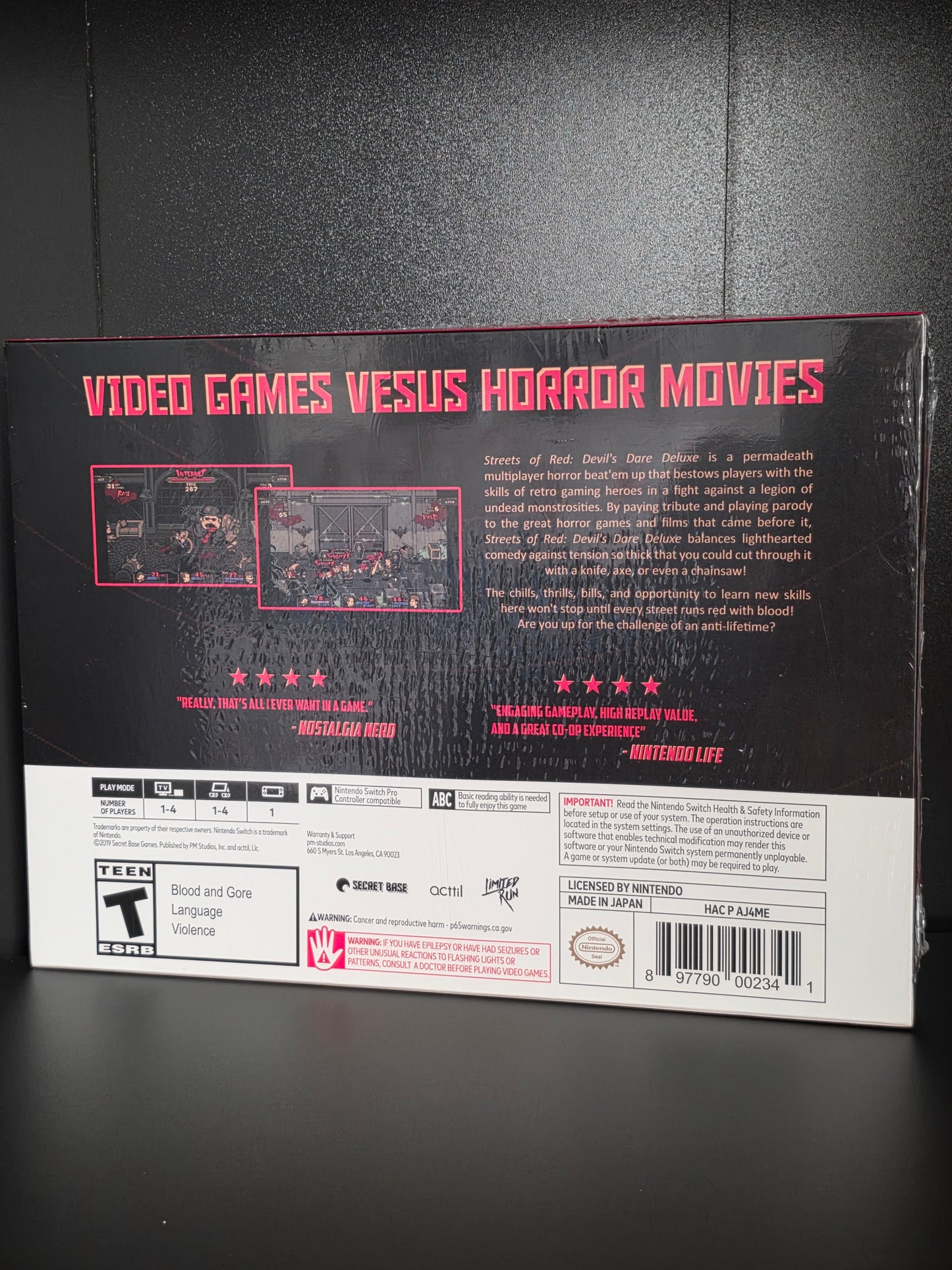 Streets Of Red: Devils Dare Deluxe Collector's Edition, Nintendo Switch