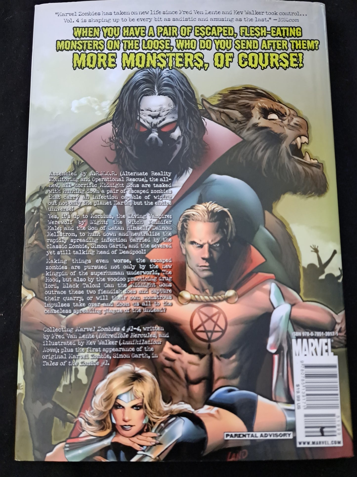 Marvel Zombies 4 Hardback Graphic Novel Van Lente