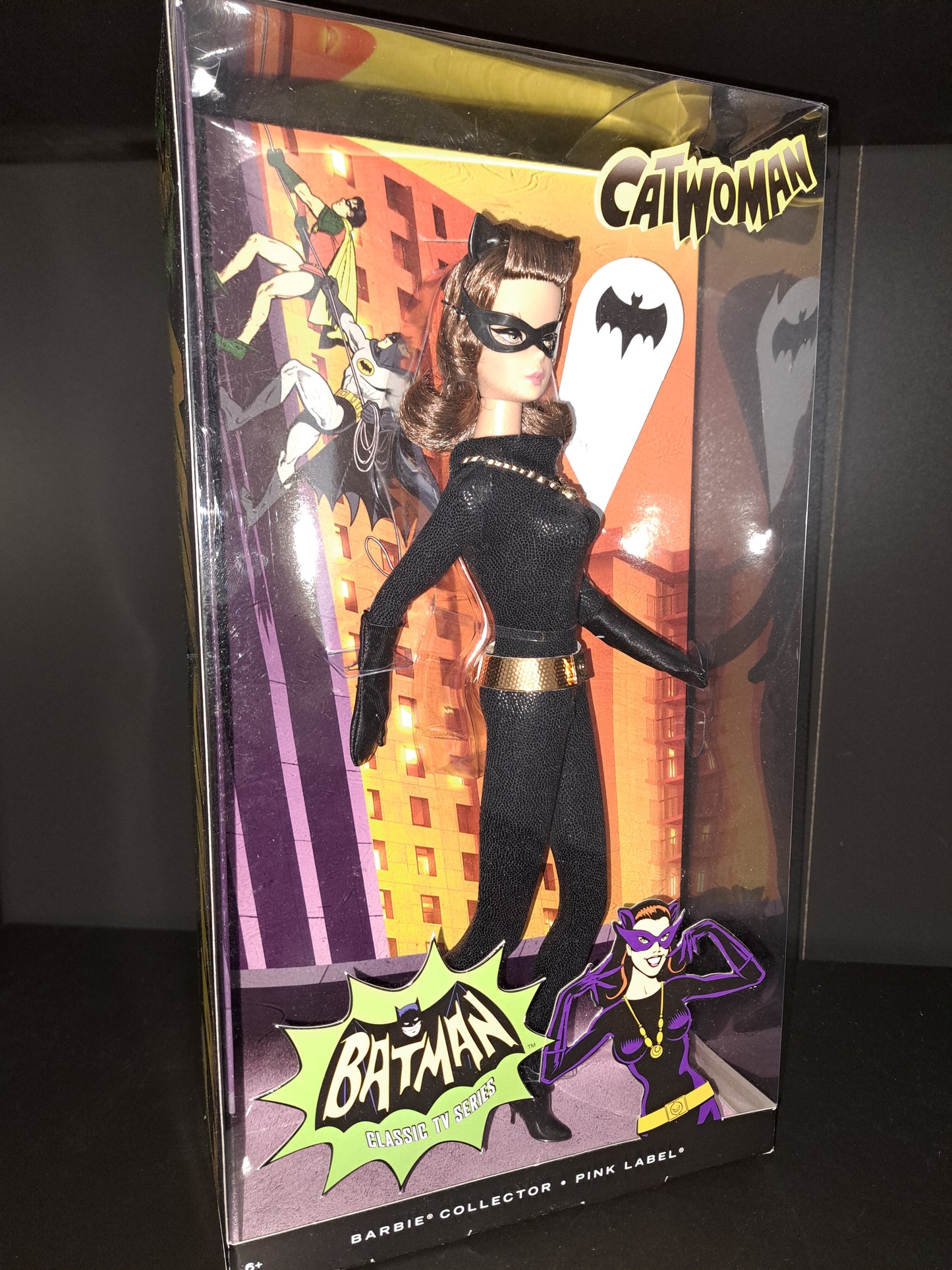 Barbie as Catwoman Mattel 2012-Pink Label - Batman Classic TV Series